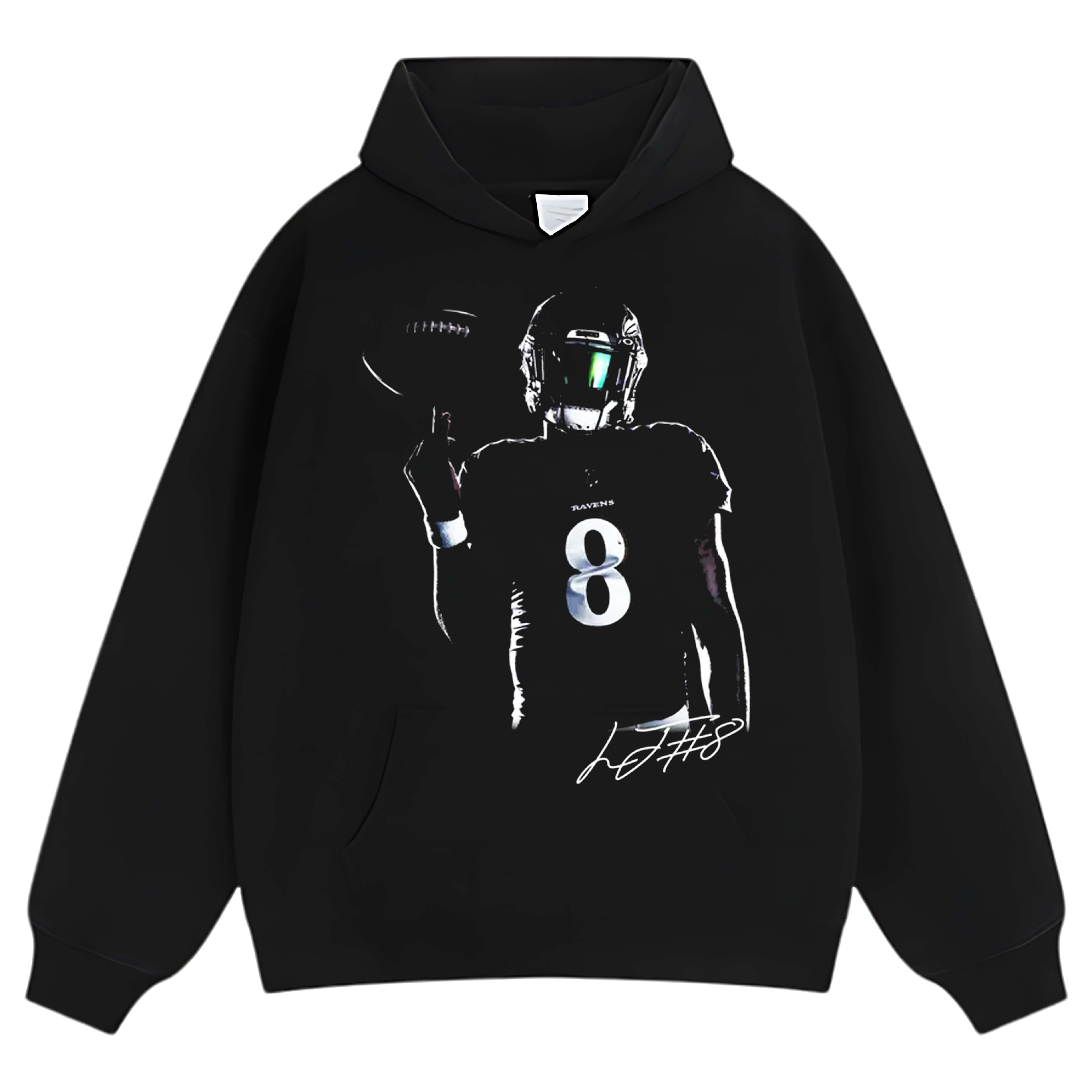 LAMAR JACKSON & RAVENS 90S VINTAGE TEE & LS & HOODIE