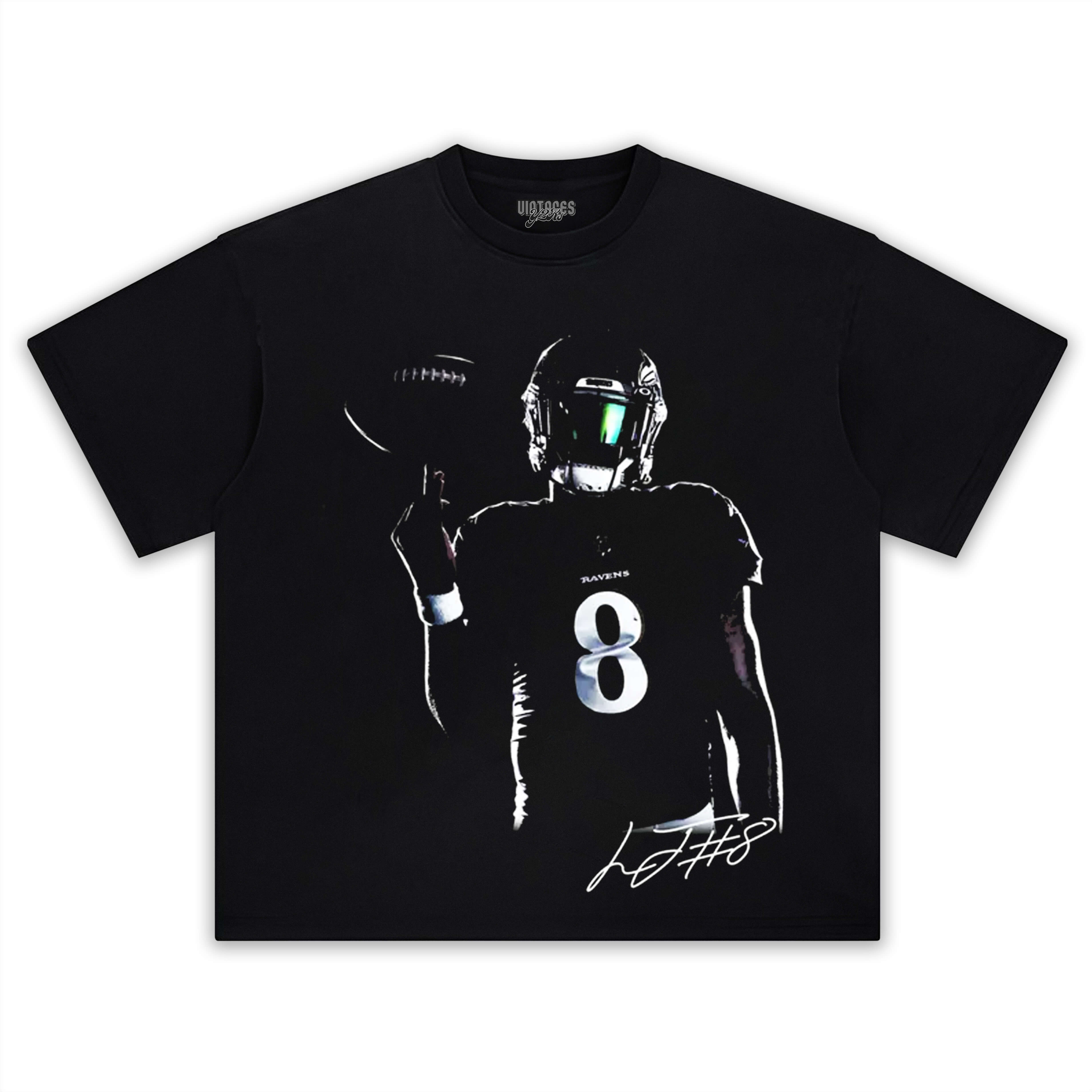 LAMAR JACKSON & RAVENS 90S VINTAGE TEE & LS & HOODIE