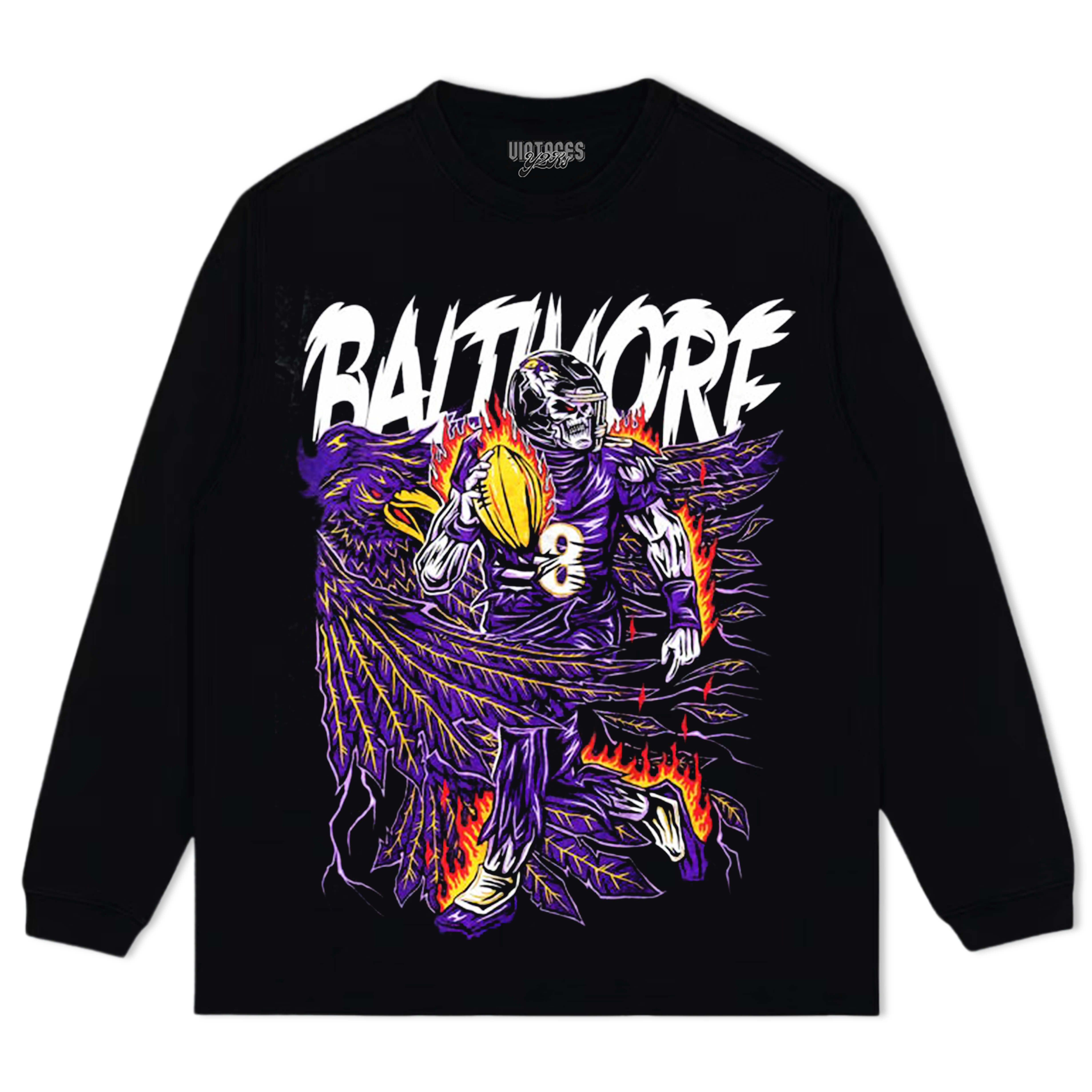 LAMAR JACKSON VINTAGE TEE & LS & HOODIE