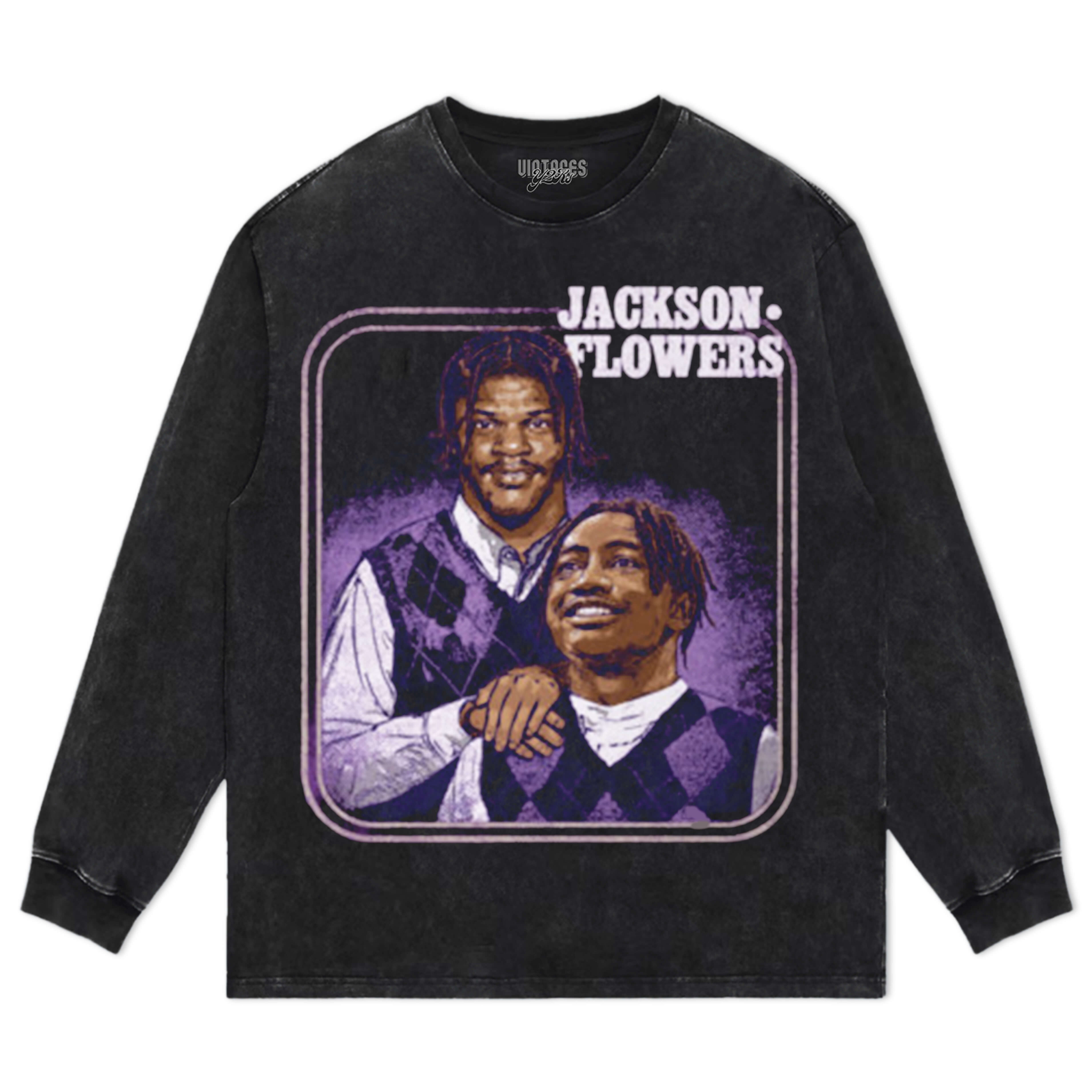 LAMAR JR. & ZAY FLOWERS BALTIMORE STEP BROTHERS TEE & LS & HOODIE