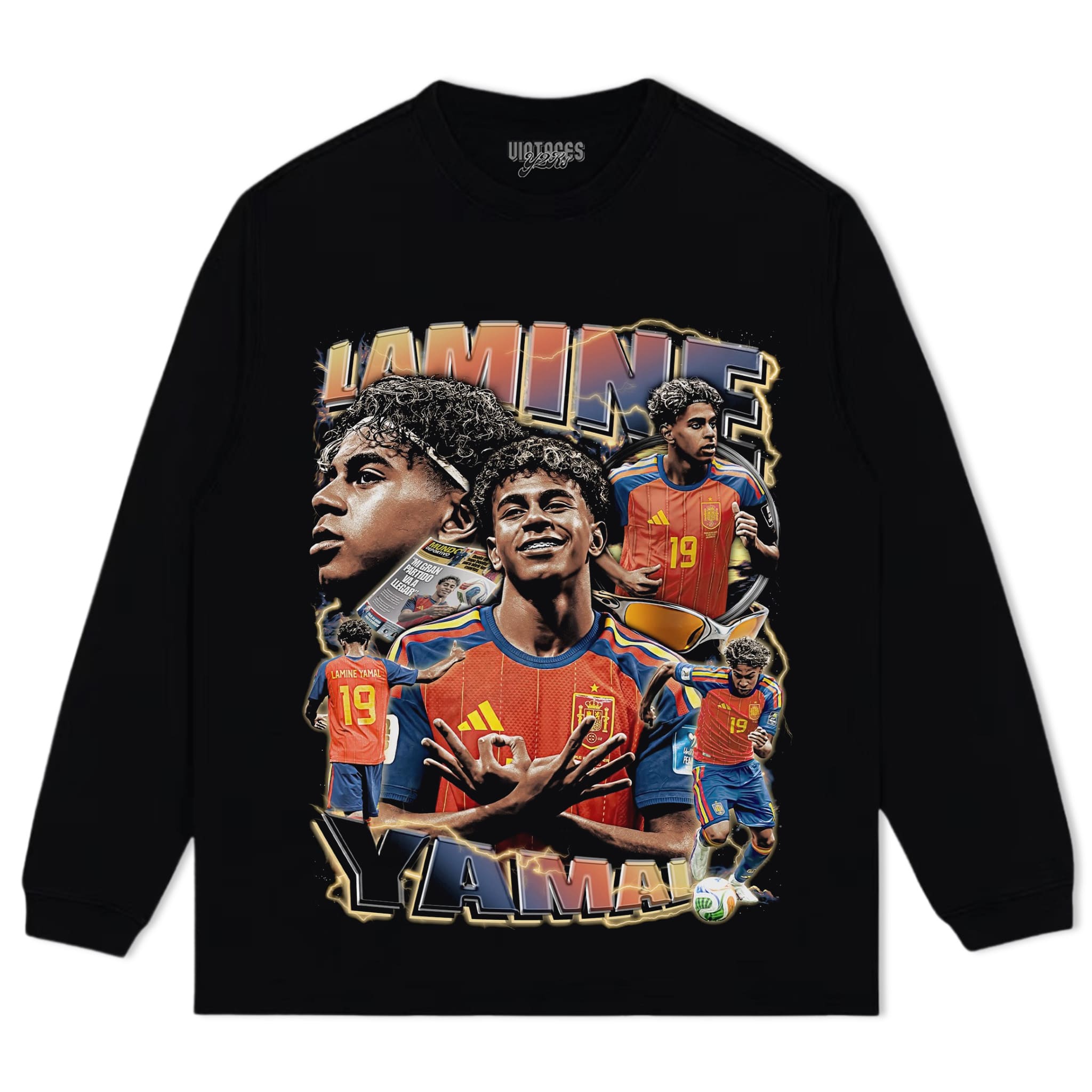 LAMINE YAMAL 2026 SPAIN VINTAGE TANK TOP & TEE & LONG SLEEVE & LAYERED LS & HOODIE