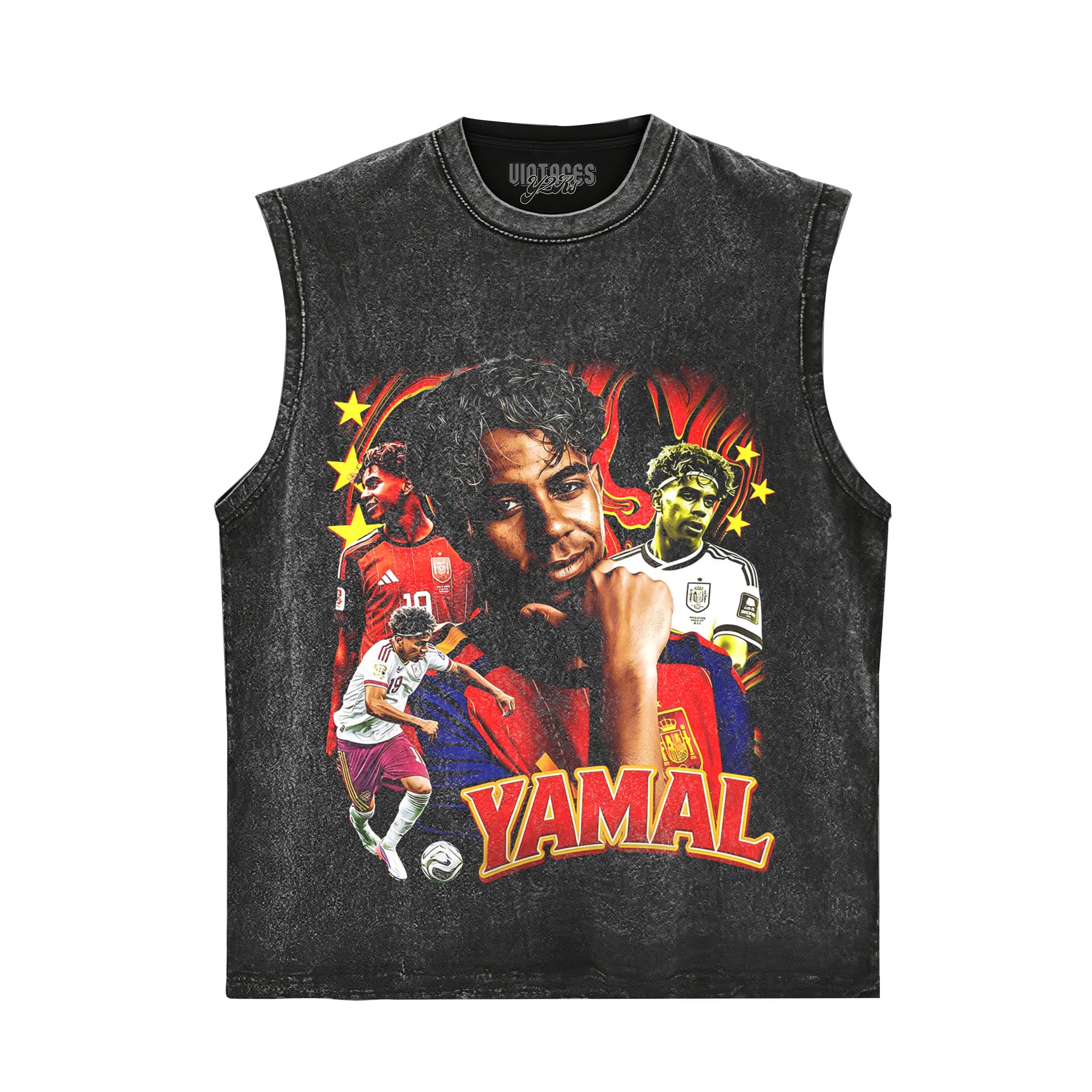 LAMINE YAMAL 2026 VINTAGE TANK TOP & TEE & LONG SLEEVE & LAYERED LS & HOODIE
