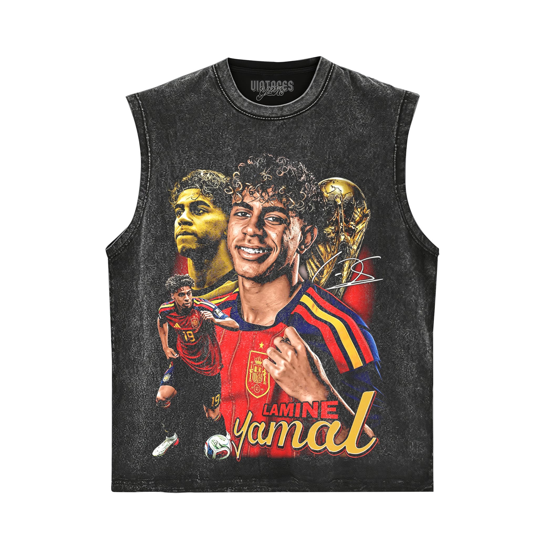 LAMINE YAMAL 2026 VINTAGE V2 TANK TOP & TEE & LONG SLEEVE & LAYERED LS & HOODIE