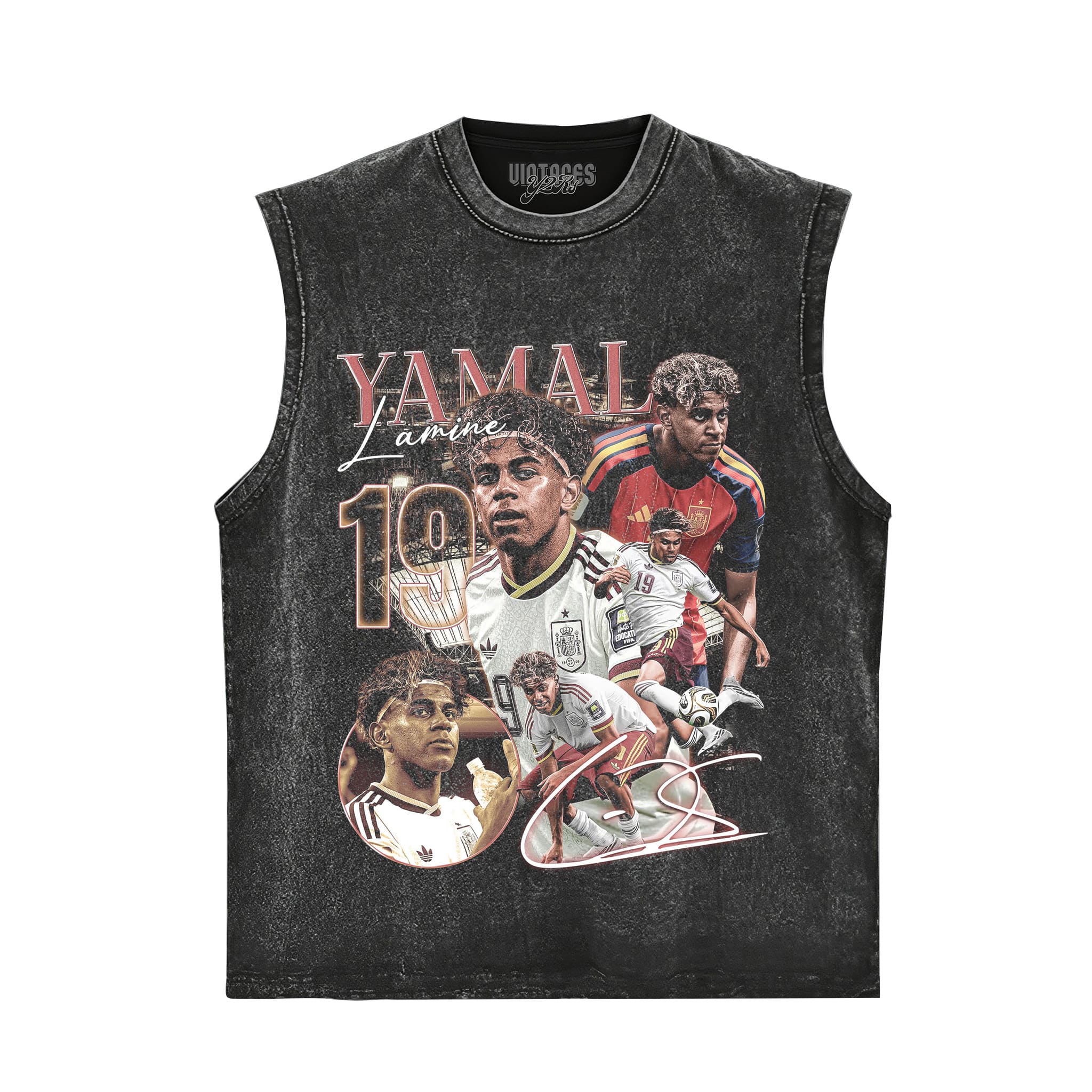 LAMINE YAMAL 2026 VINTAGE V3 TANK TOP & TEE & LONG SLEEVE & LAYERED LS & HOODIE