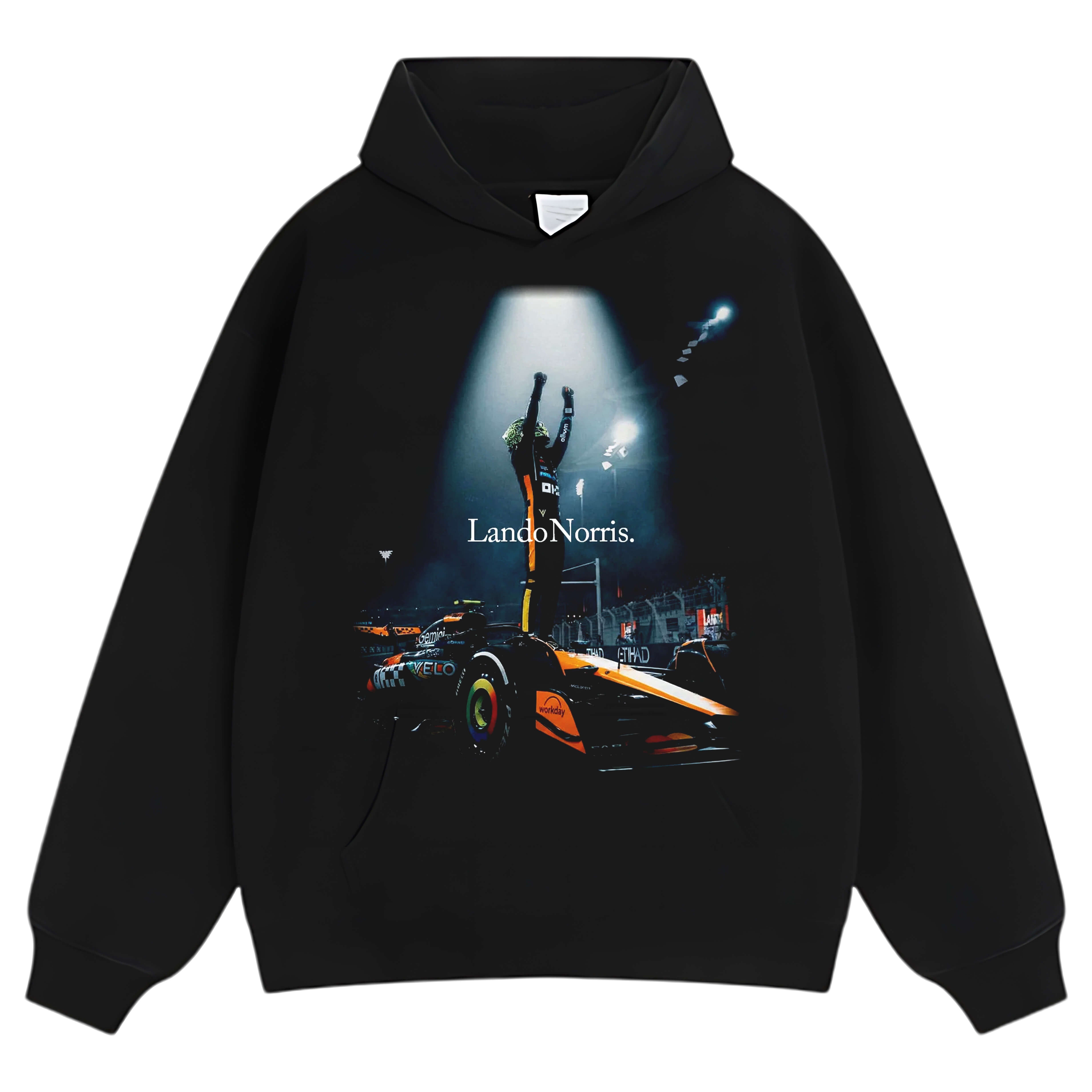 LANDO NORRIS 2025 WORLD CHAMPION V4 TEE & LS & HOODIE