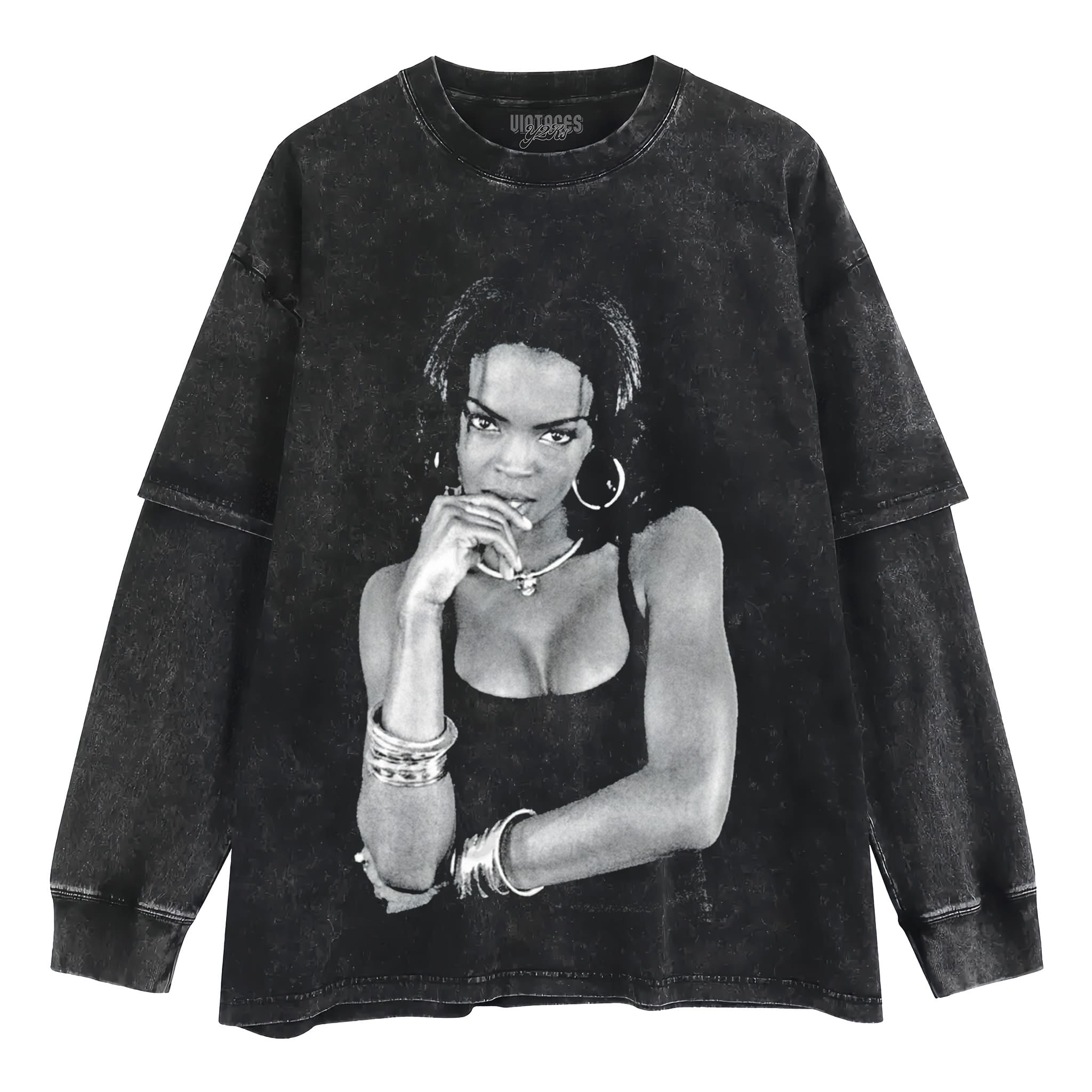 LAURYN HILL 80S 90S VINTAGE LOOK TANK TOP & TEE & LONG SLEEVE & LAYERED LS & HOODIE