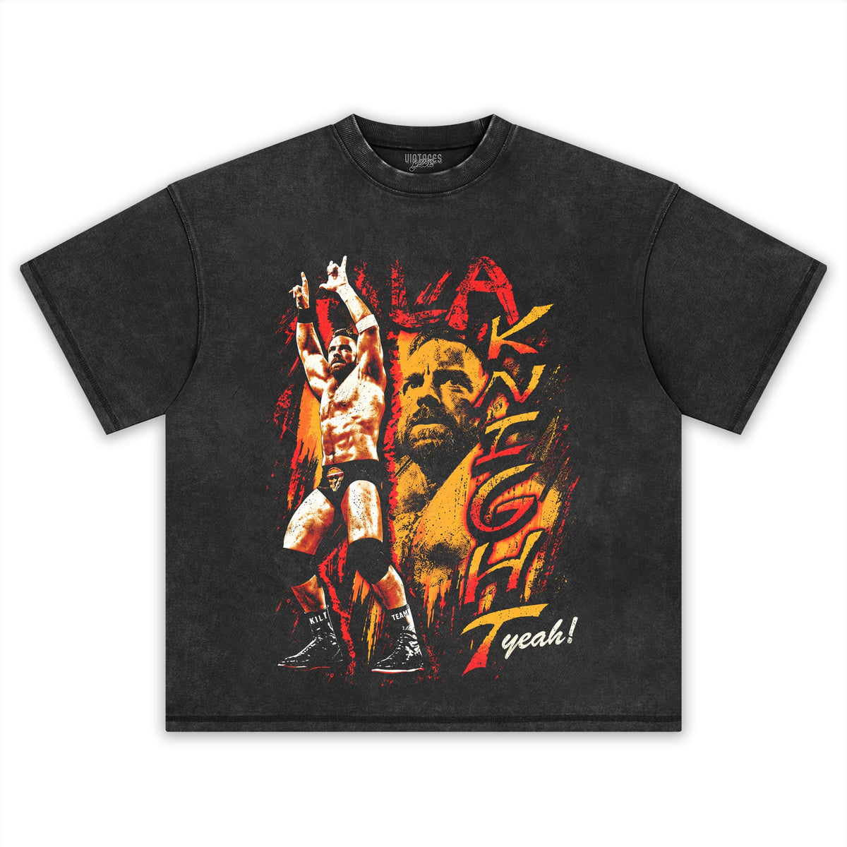 LA KNIGHT YEAH GRUNGE WWE TANK TOP & TEE & LONG SLEEVE & LAYERED LS & HOODIE