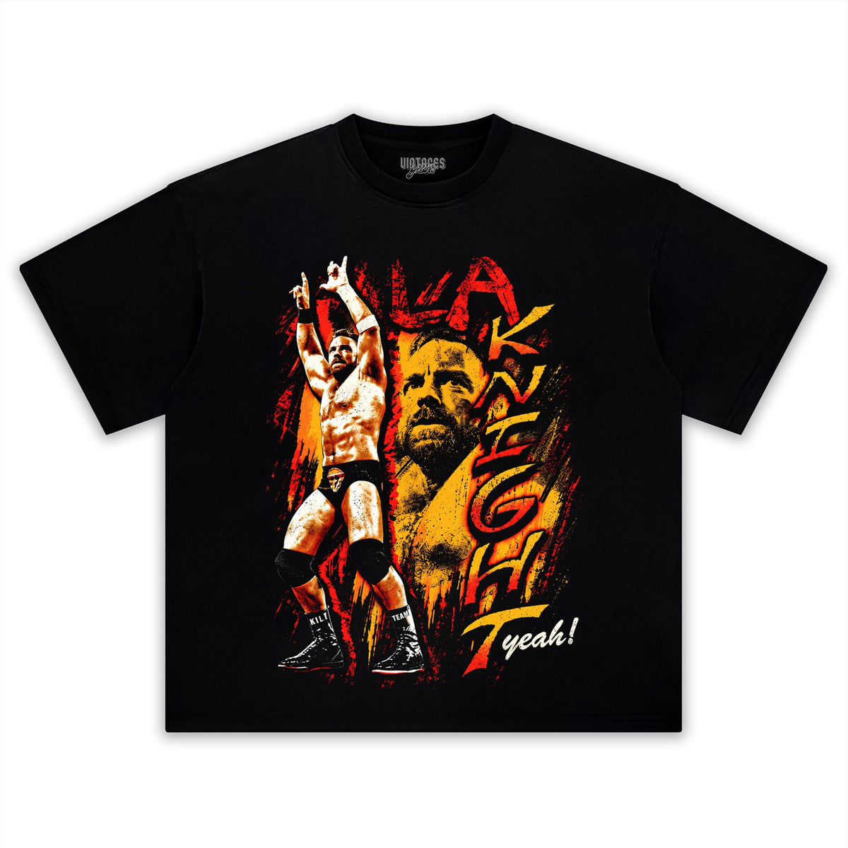 LA KNIGHT YEAH GRUNGE WWE TANK TOP & TEE & LONG SLEEVE & LAYERED LS & HOODIE