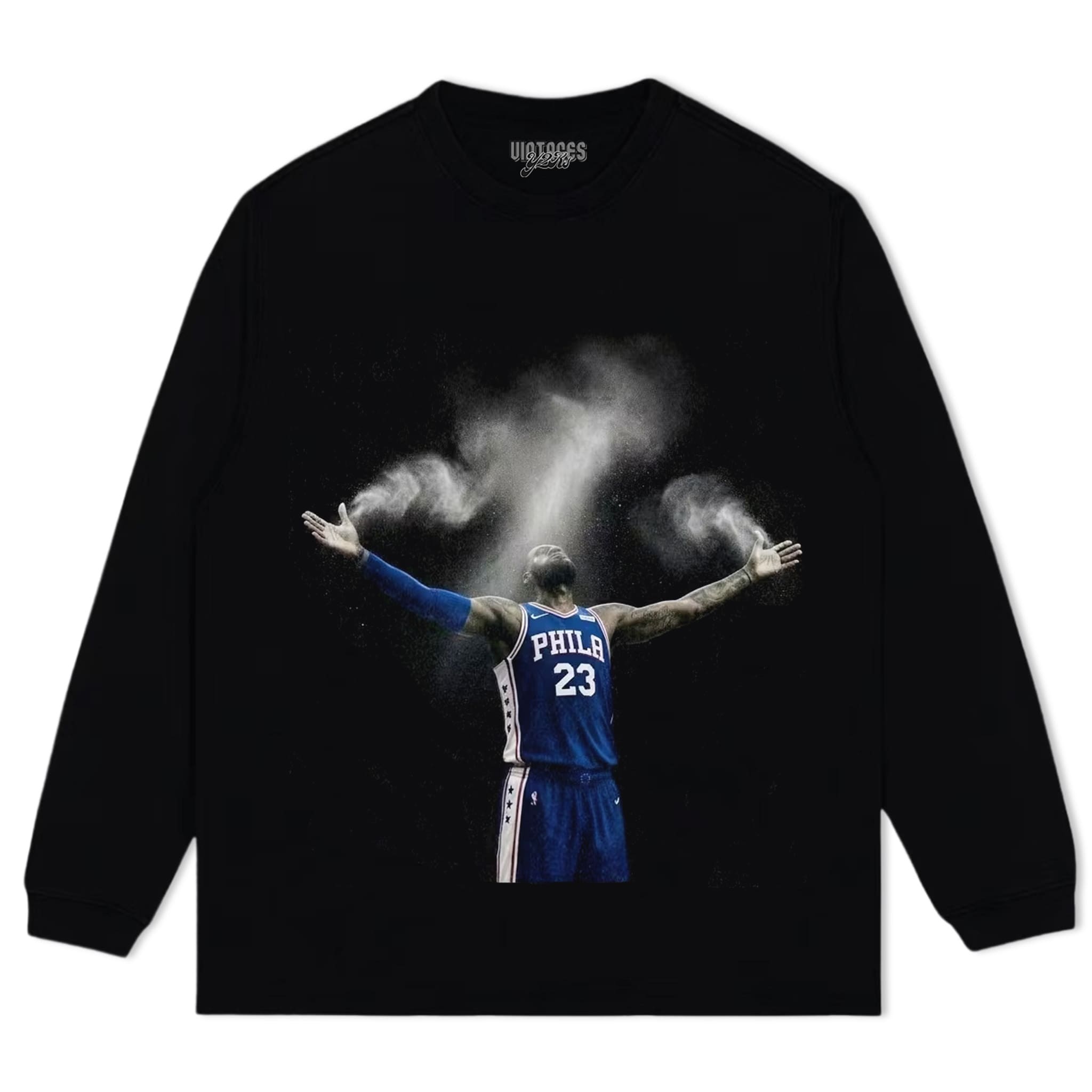 LBJ PHILADELPHIA 76ERS GRAPHIC TANK TOP & TEE & LONG SLEEVE & LAYERED LS & HOODIE