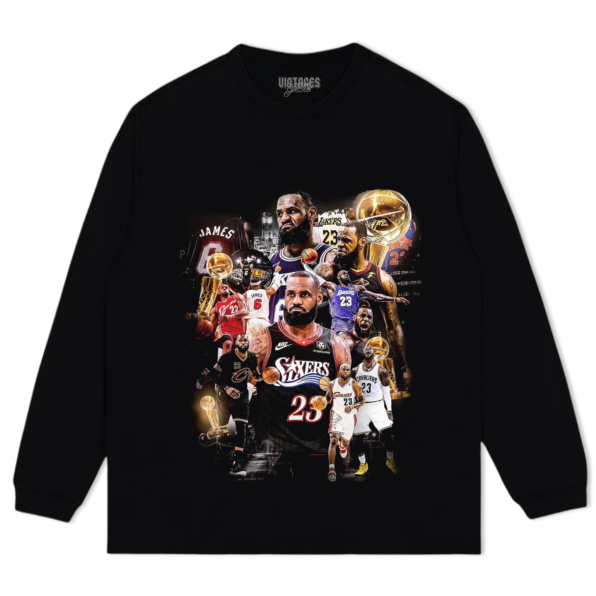 LEBRON JAMES 76ERS VB TANK TOP & TEE & LONG SLEEVE & LAYERED LS & HOODIE