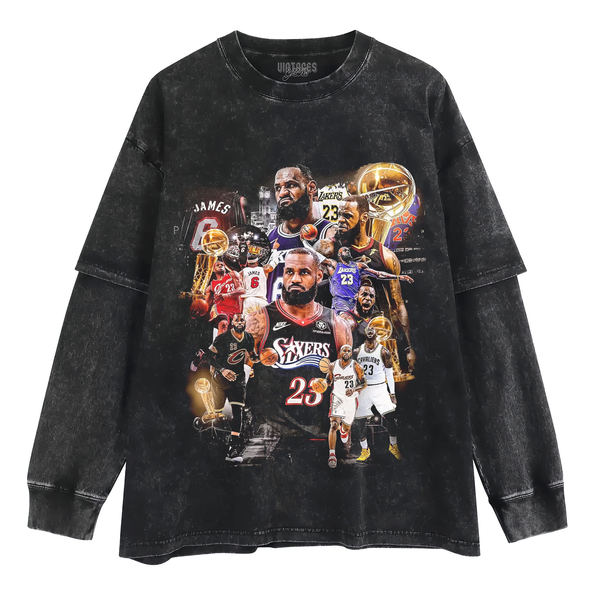 LEBRON JAMES 76ERS VB TANK TOP & TEE & LONG SLEEVE & LAYERED LS & HOODIE