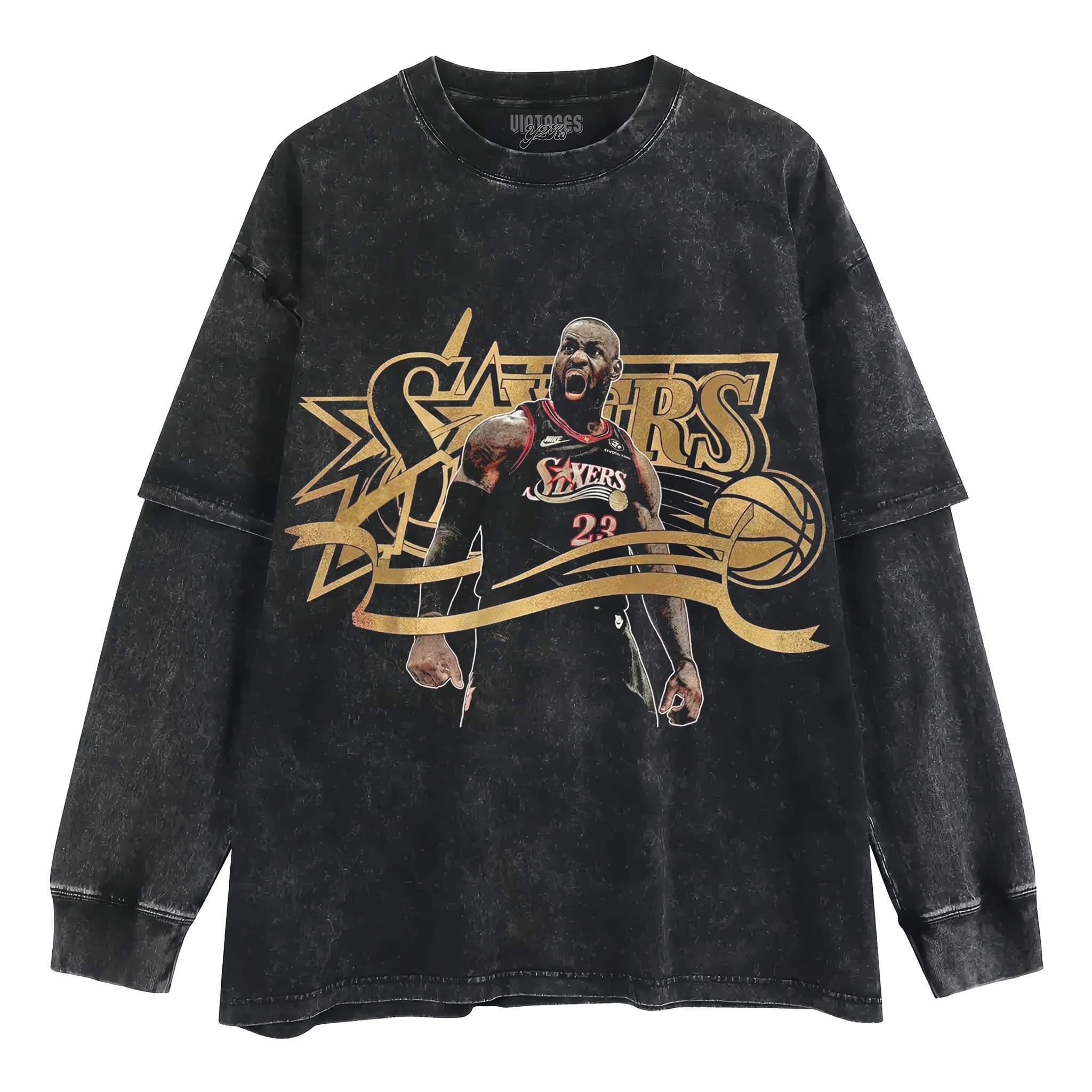 LEBRON JAMES 76ERS V12 TANK TOP & TEE & LONG SLEEVE & LAYERED LS & HOODIE
