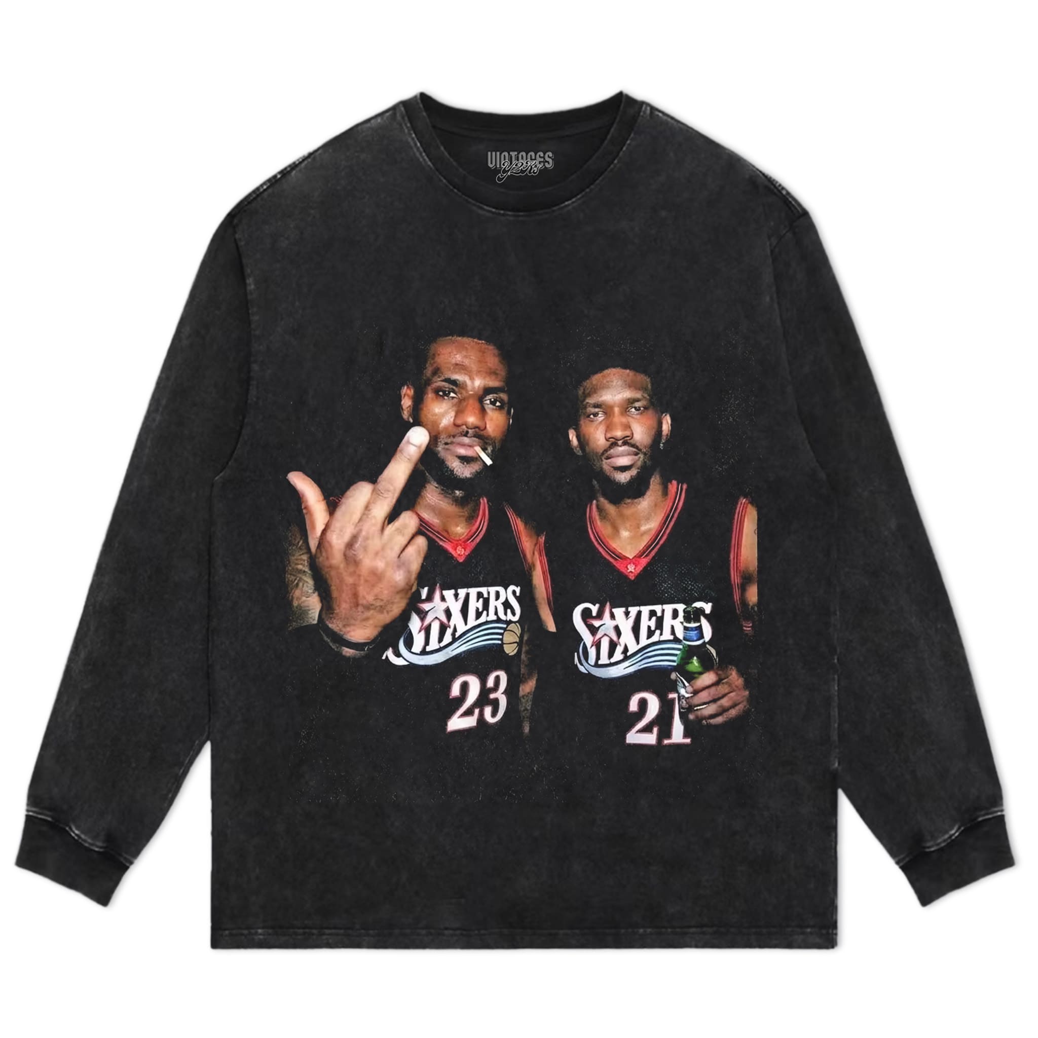 LEBRON JAMES & EMBIID 76ERS TANK TOP & TEE & LONG SLEEVE & LAYERED LS & HOODIE