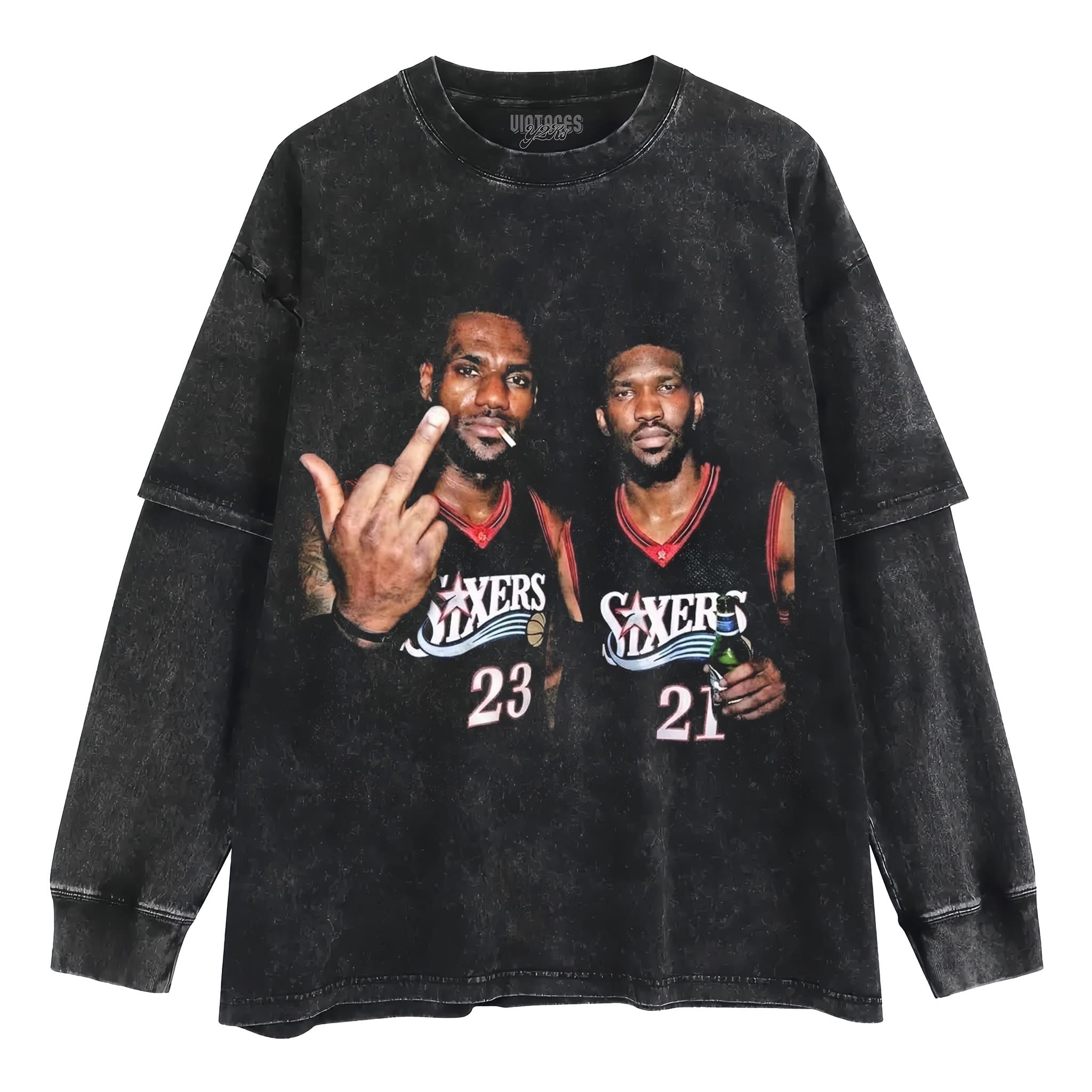 LEBRON JAMES & EMBIID 76ERS TANK TOP & TEE & LONG SLEEVE & LAYERED LS & HOODIE