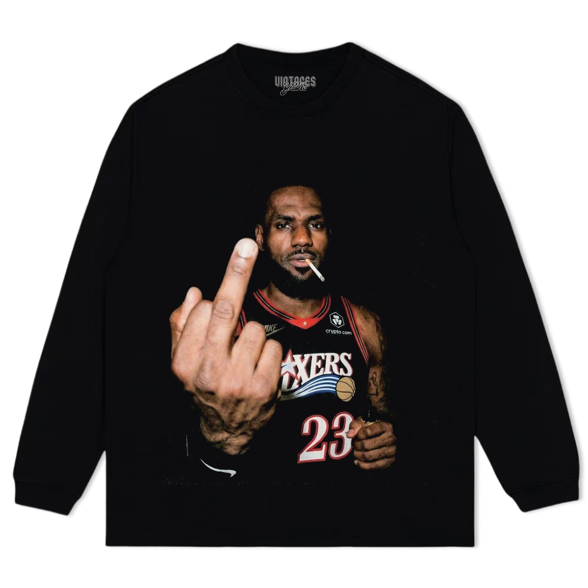 LEBRON JAMES PHILADELPHIA 76ERS GRAPHIC VA TANK TOP & TEE & LONG SLEEVE & LAYERED LS & HOODIE