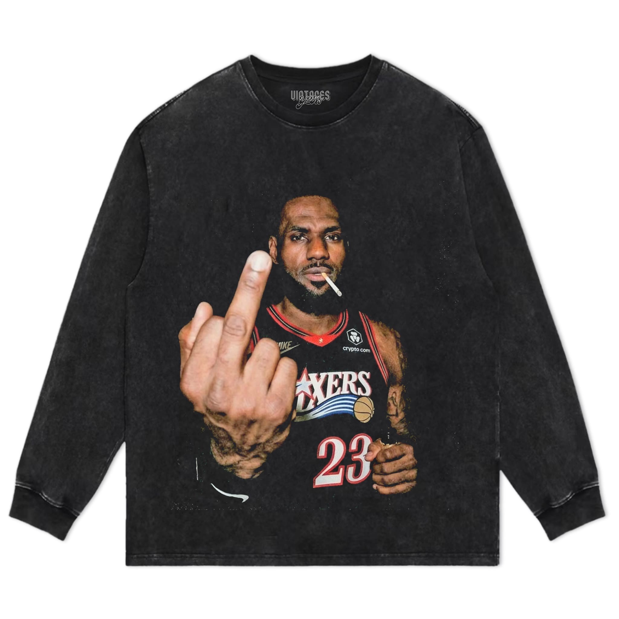 LEBRON JAMES PHILADELPHIA 76ERS GRAPHIC VA TANK TOP & TEE & LONG SLEEVE & LAYERED LS & HOODIE
