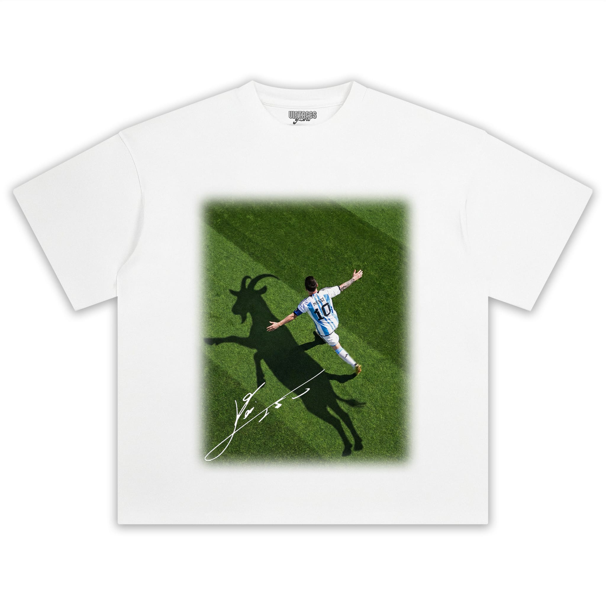 LEO MESSI - GOAT TANK TOP & TEE & LONG SLEEVE & LAYERED LS & HOODIE