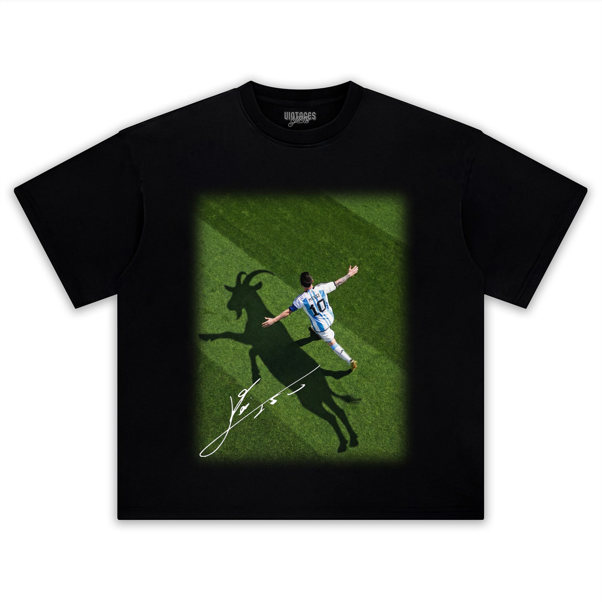 LEO MESSI - GOAT TANK TOP & TEE & LONG SLEEVE & LAYERED LS & HOODIE
