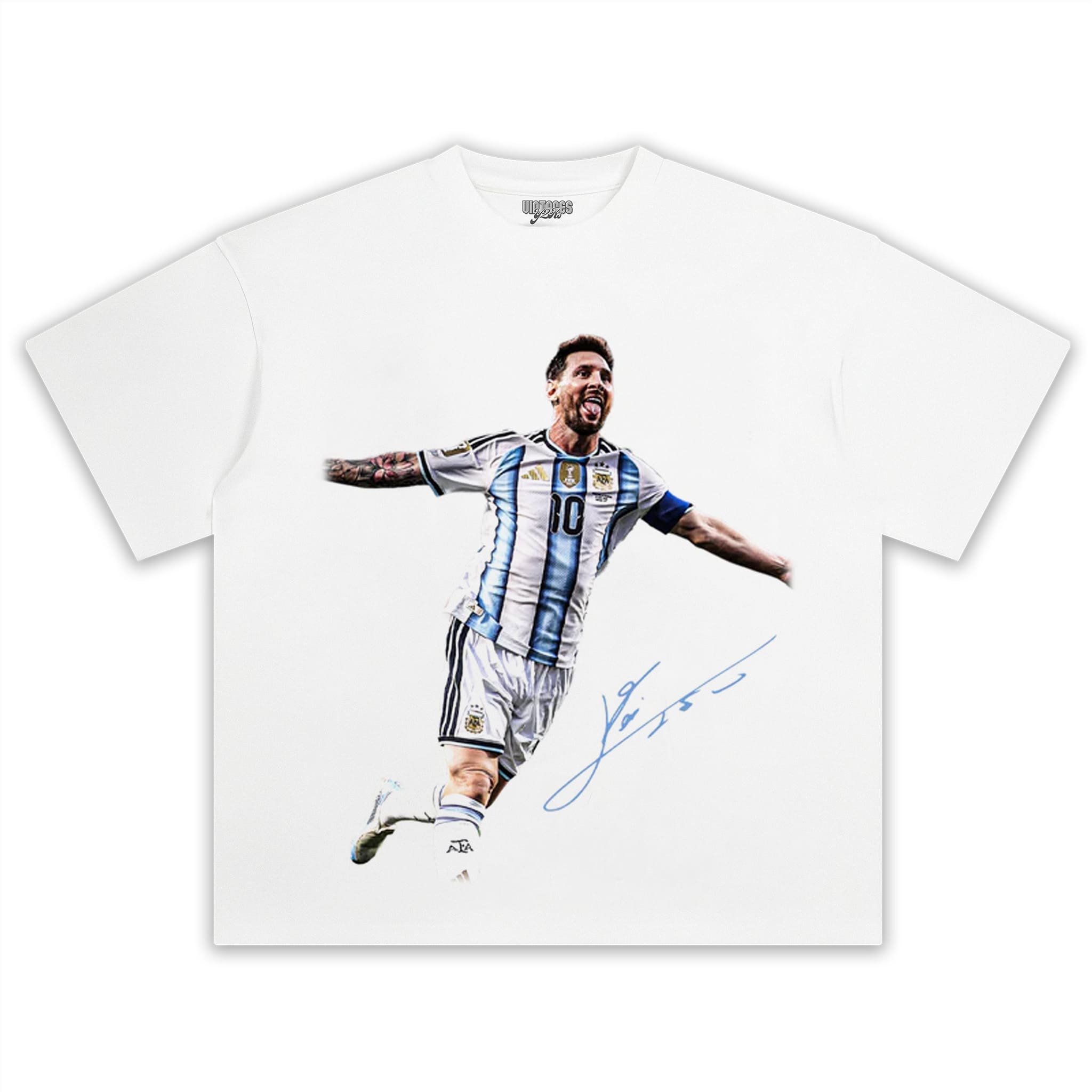 LEO MESSI - HAT TRICK TANK TOP & TEE & LONG SLEEVE & LAYERED LS & HOODIE