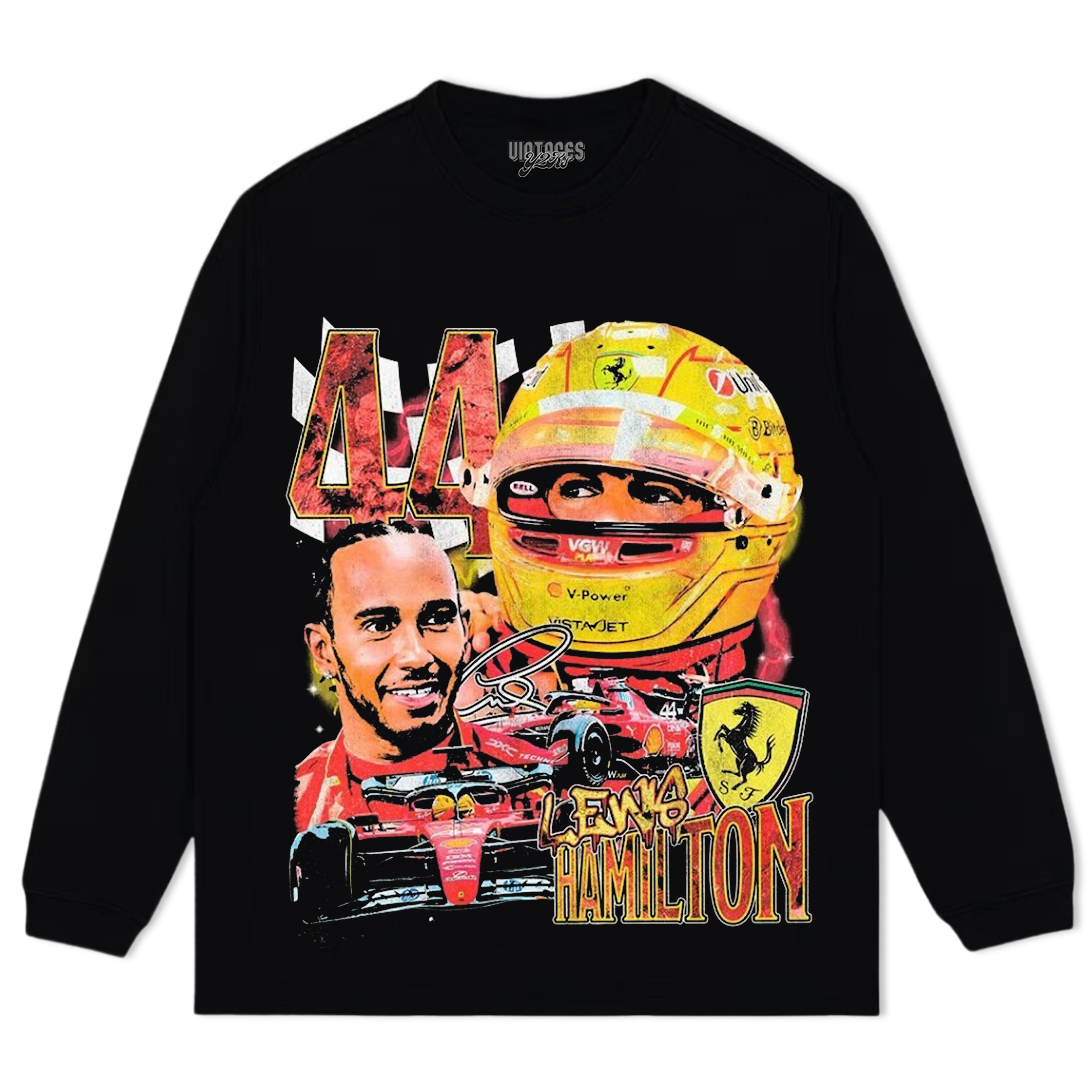 LEWIS HAMILTON VINTAGE-STYLE TEE & LS & HOODIE
