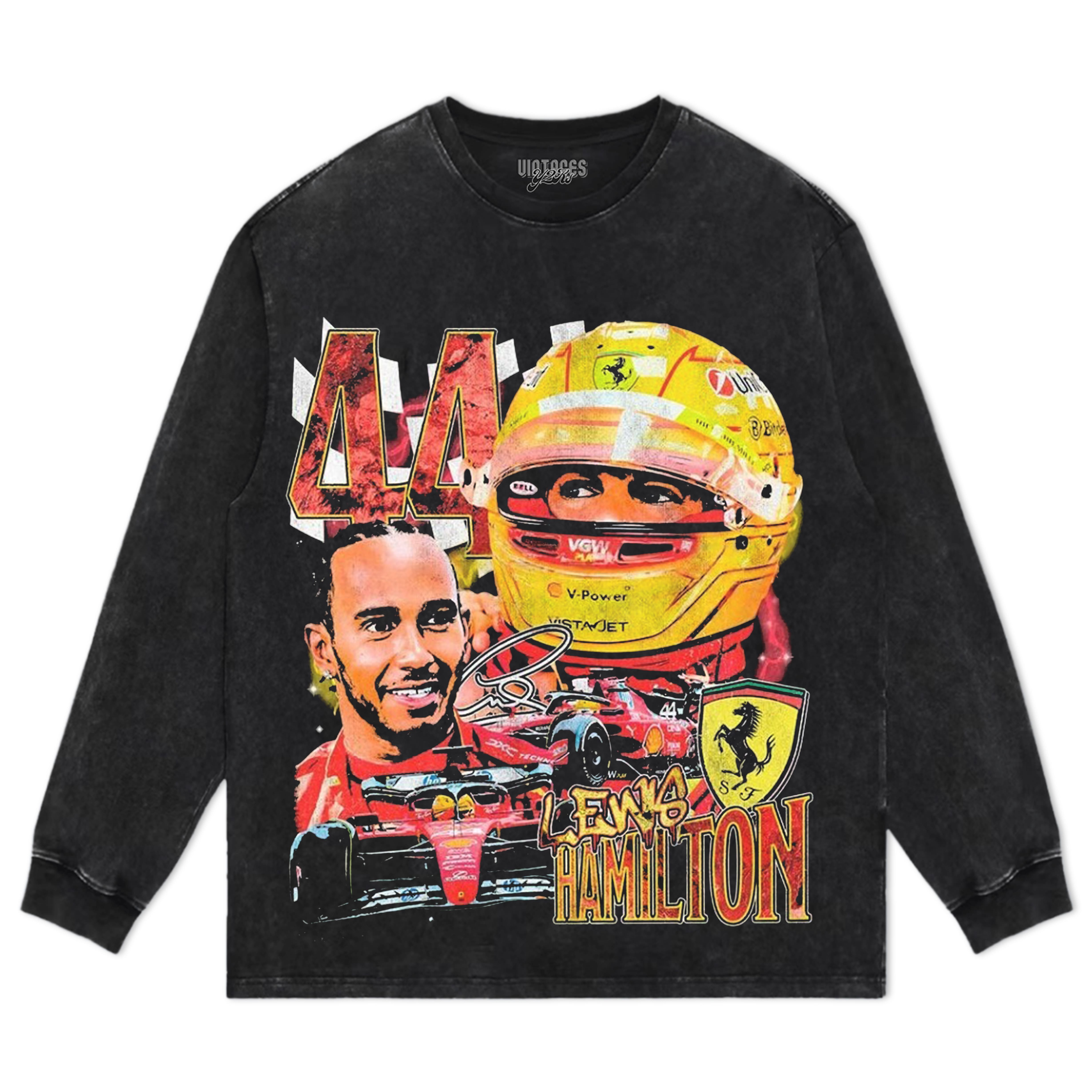 LEWIS HAMILTON VINTAGE-STYLE TEE & LS & HOODIE