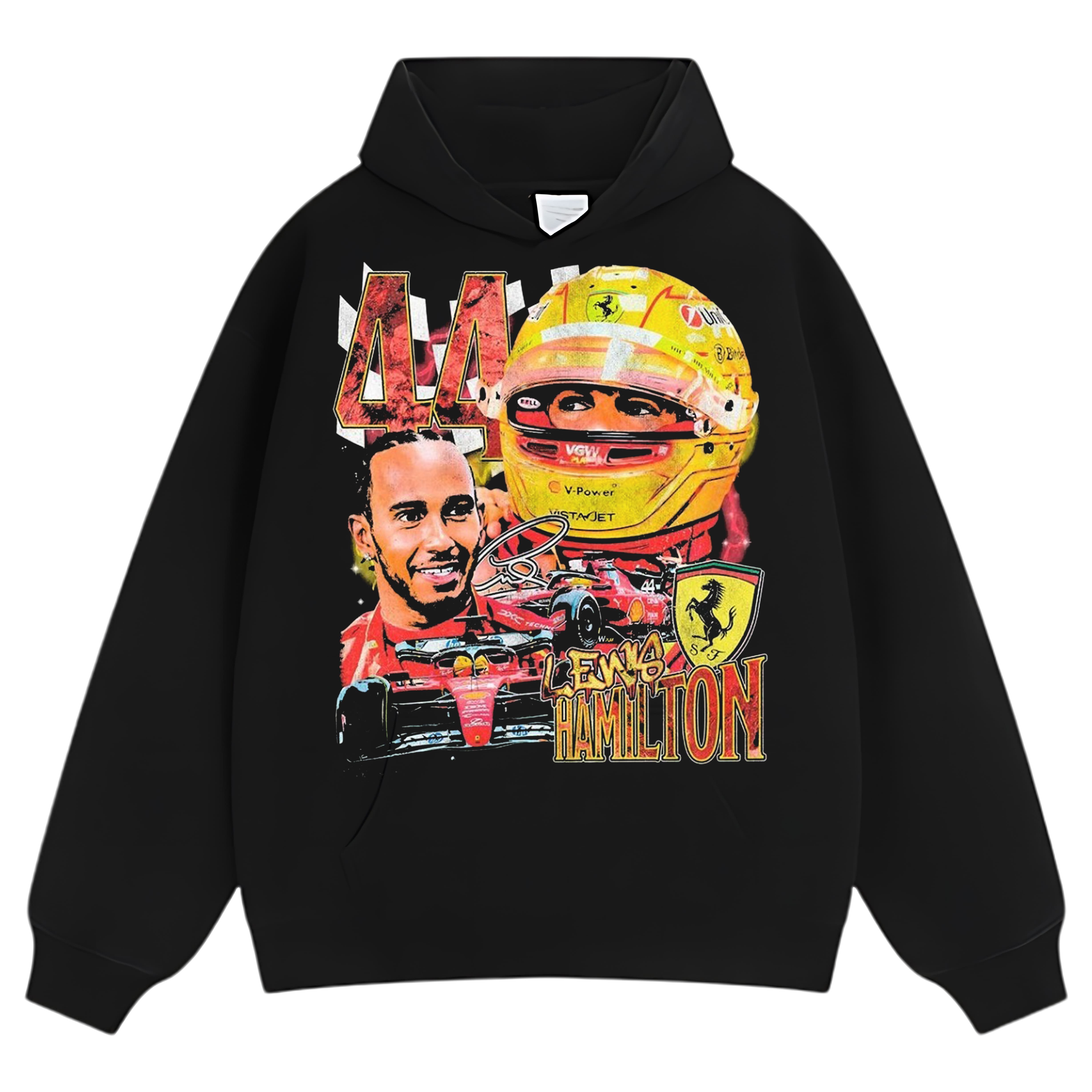 LEWIS HAMILTON VINTAGE-STYLE TEE & LS & HOODIE