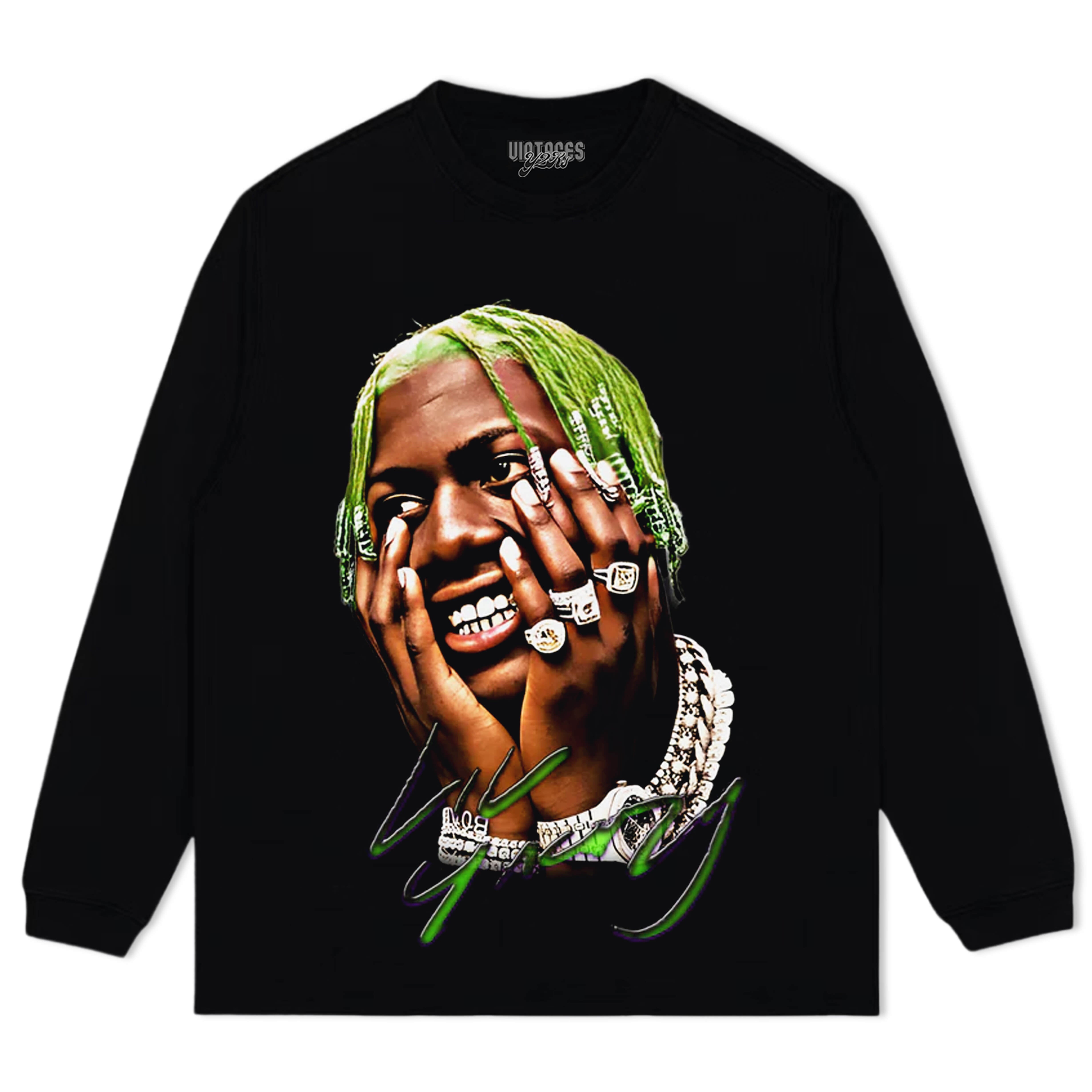 LIL YATCHY GREEN FACE TEE & LS & HOODIE
