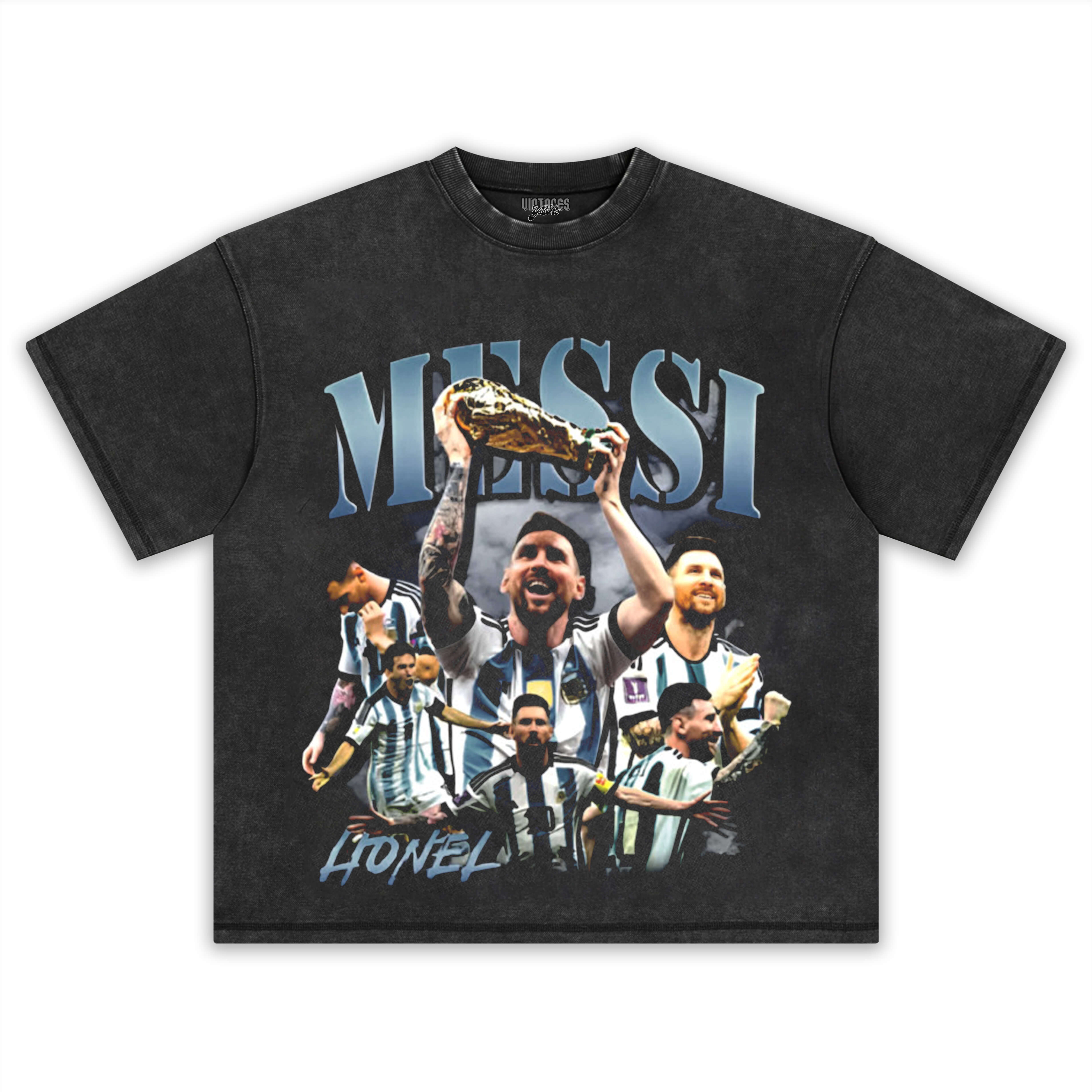 LIONEL MESSI RETRO COLLAGE TEE & LS & HOODIE