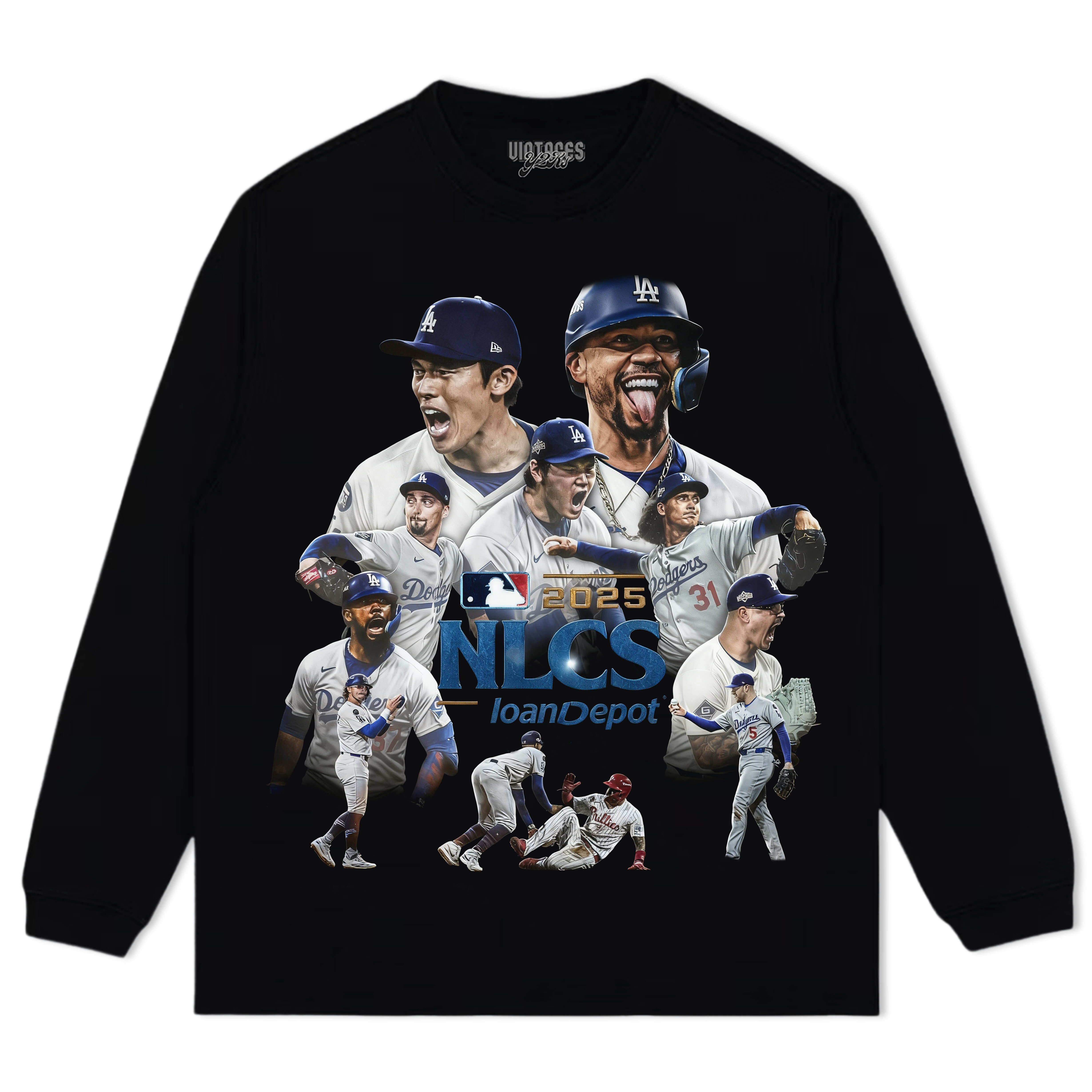 LOS ANGELES DODGERS D1 TEE & LS & HOODIE
