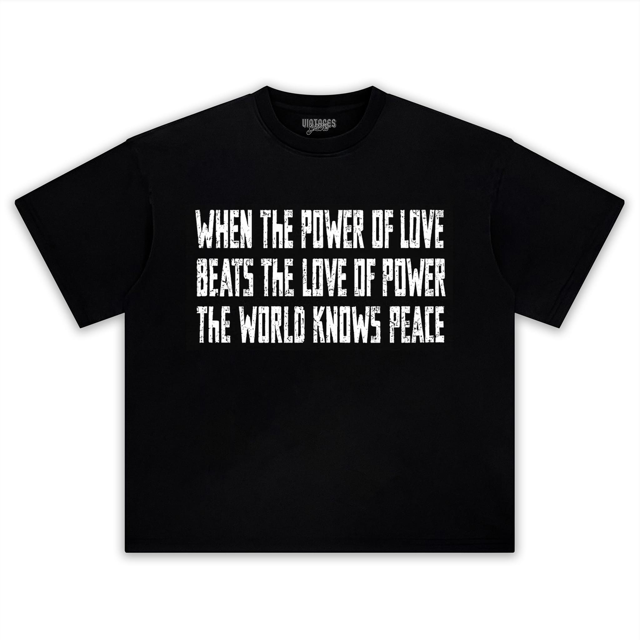 LOVE OVER POWER WORLD PEACE V2 TANK TOP & TEE & LONG SLEEVE & LAYERED LS & HOODIE