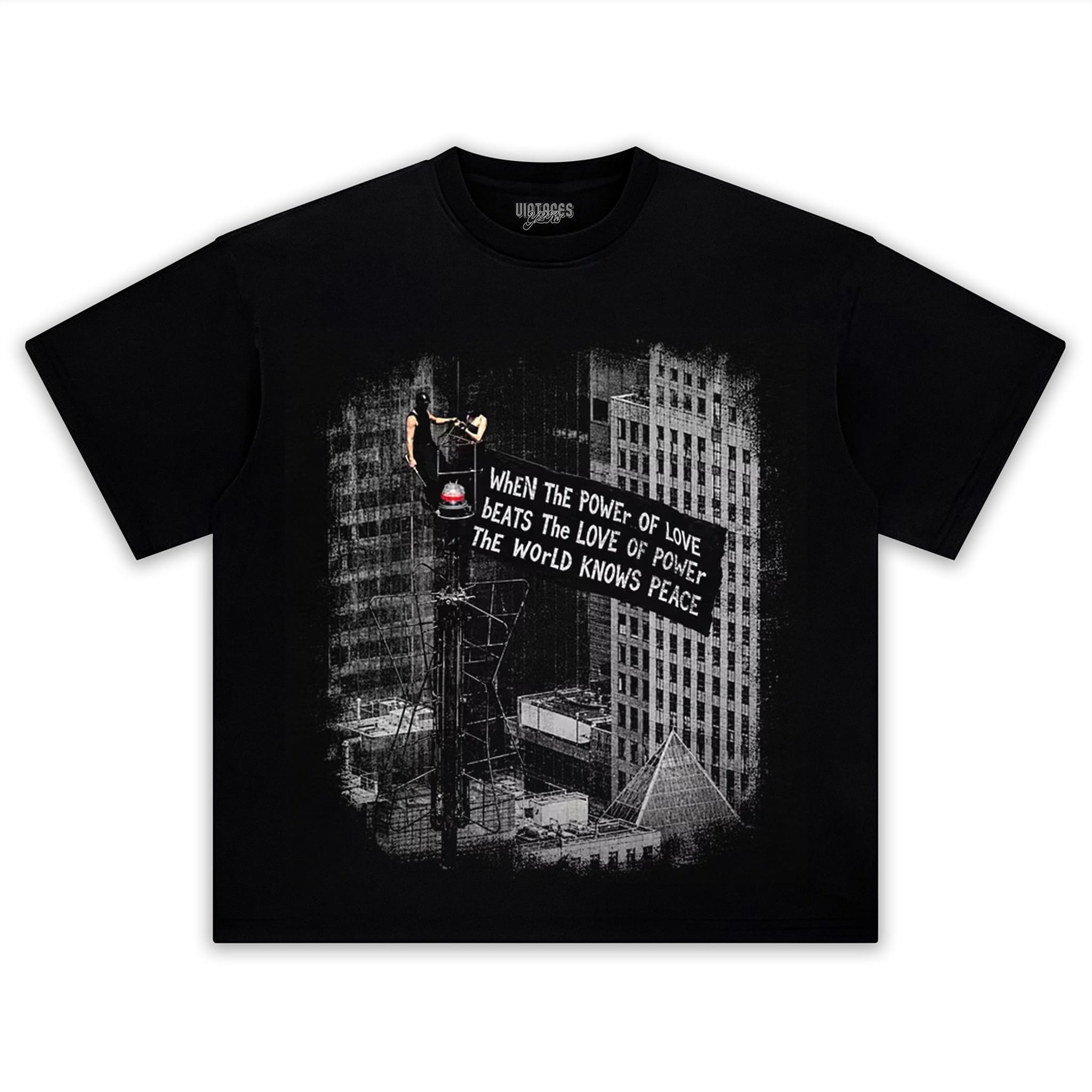 LOVE OVER POWER WORLD PEACE V3 TANK TOP & TEE & LONG SLEEVE & LAYERED LS & HOODIE