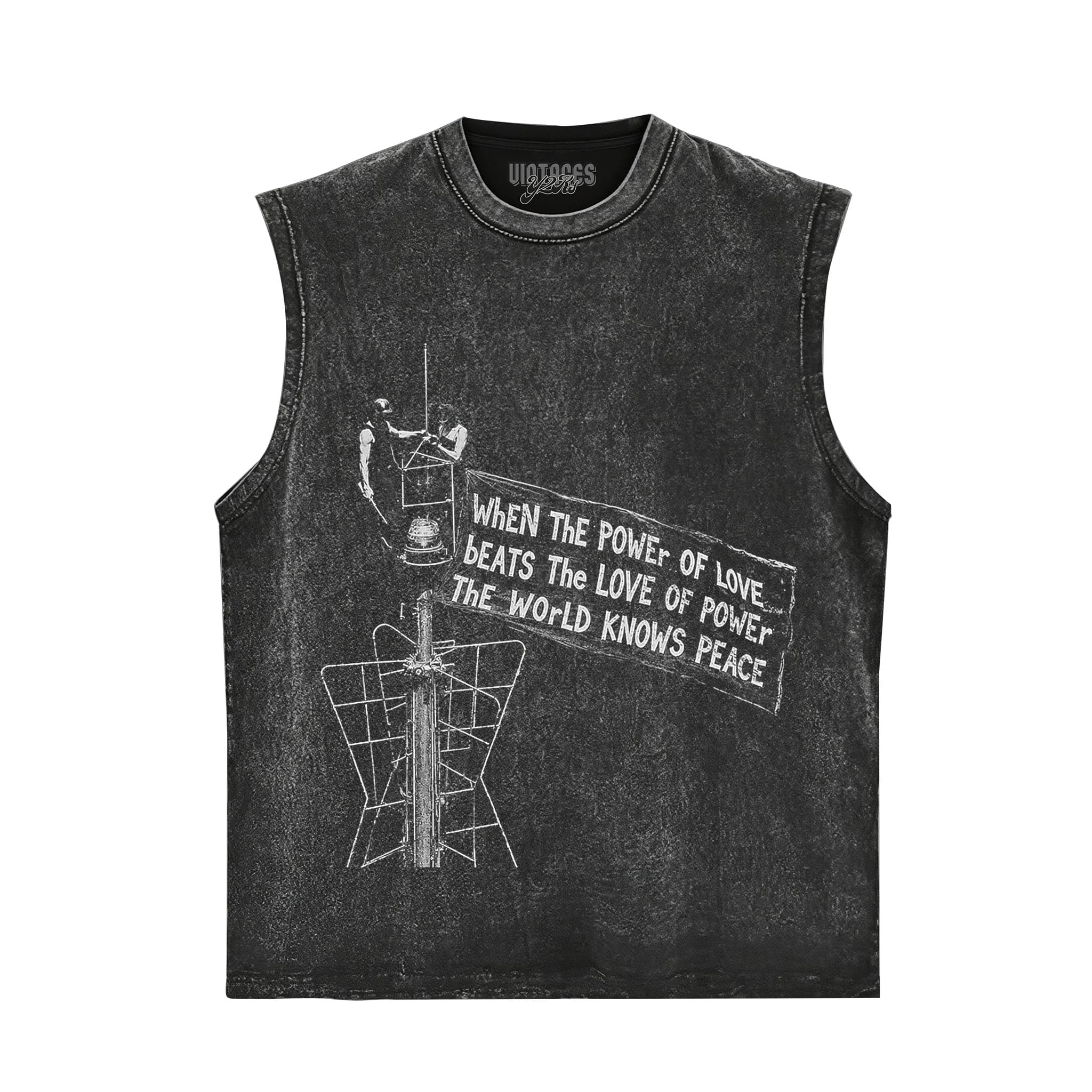 LOVE OVER POWER WORLD PEACE V4 TANK TOP & TEE & LONG SLEEVE & LAYERED LS & HOODIE