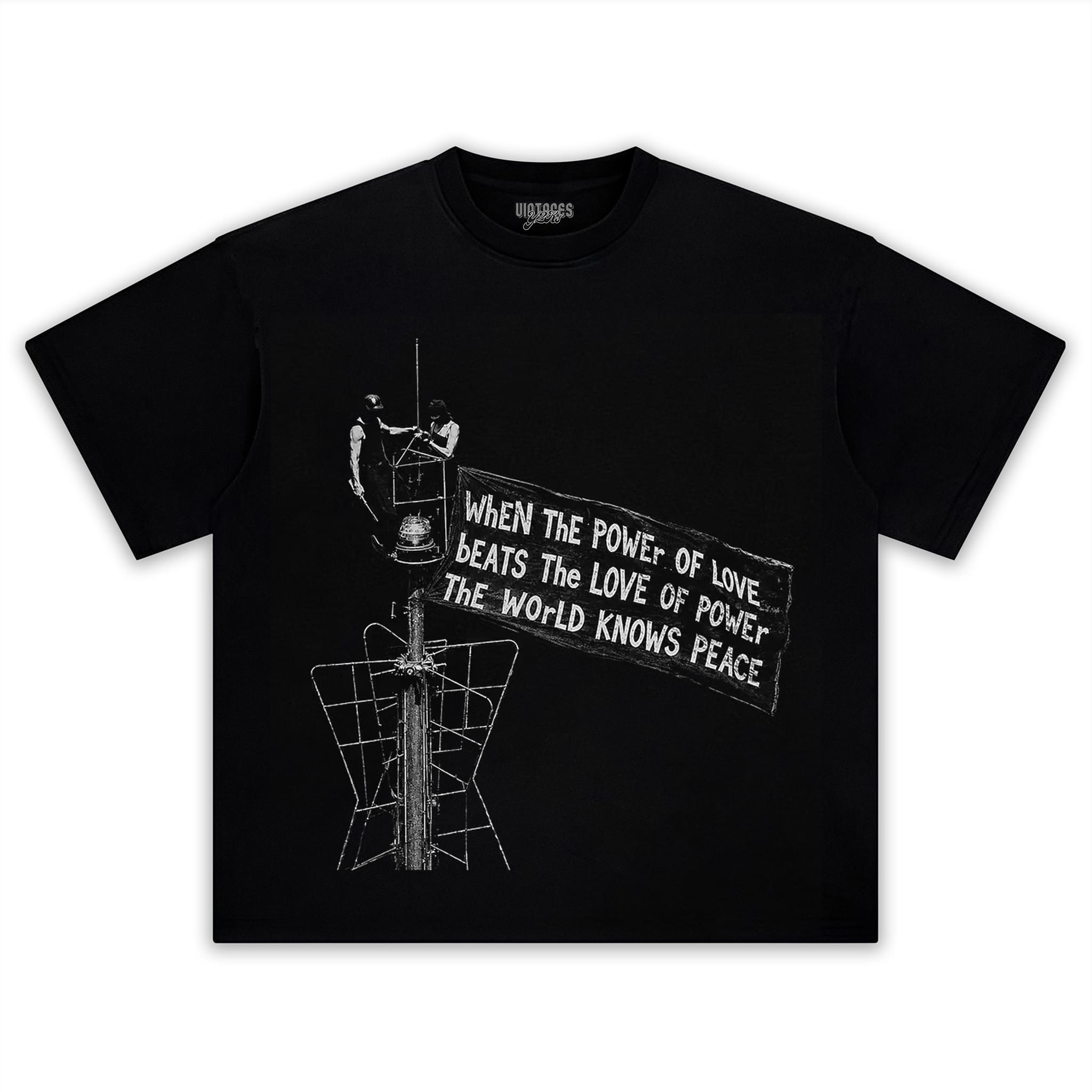 LOVE OVER POWER WORLD PEACE V4 TANK TOP & TEE & LONG SLEEVE & LAYERED LS & HOODIE