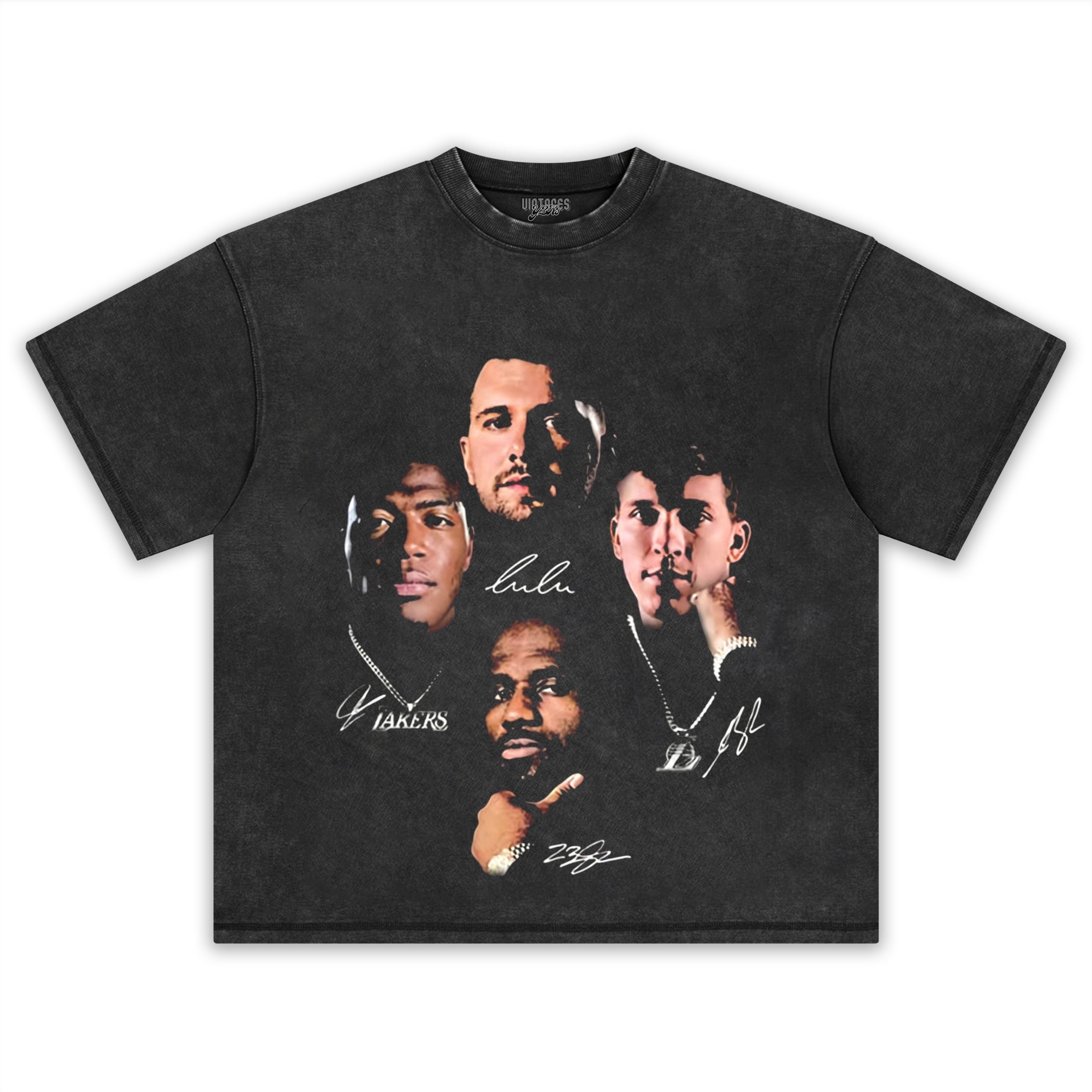 LUKA DONCIC, LEBRON JAMES, AUSTIN REAVES & RUI HACHIMURA RECORDS TEE & LS & HOODIE