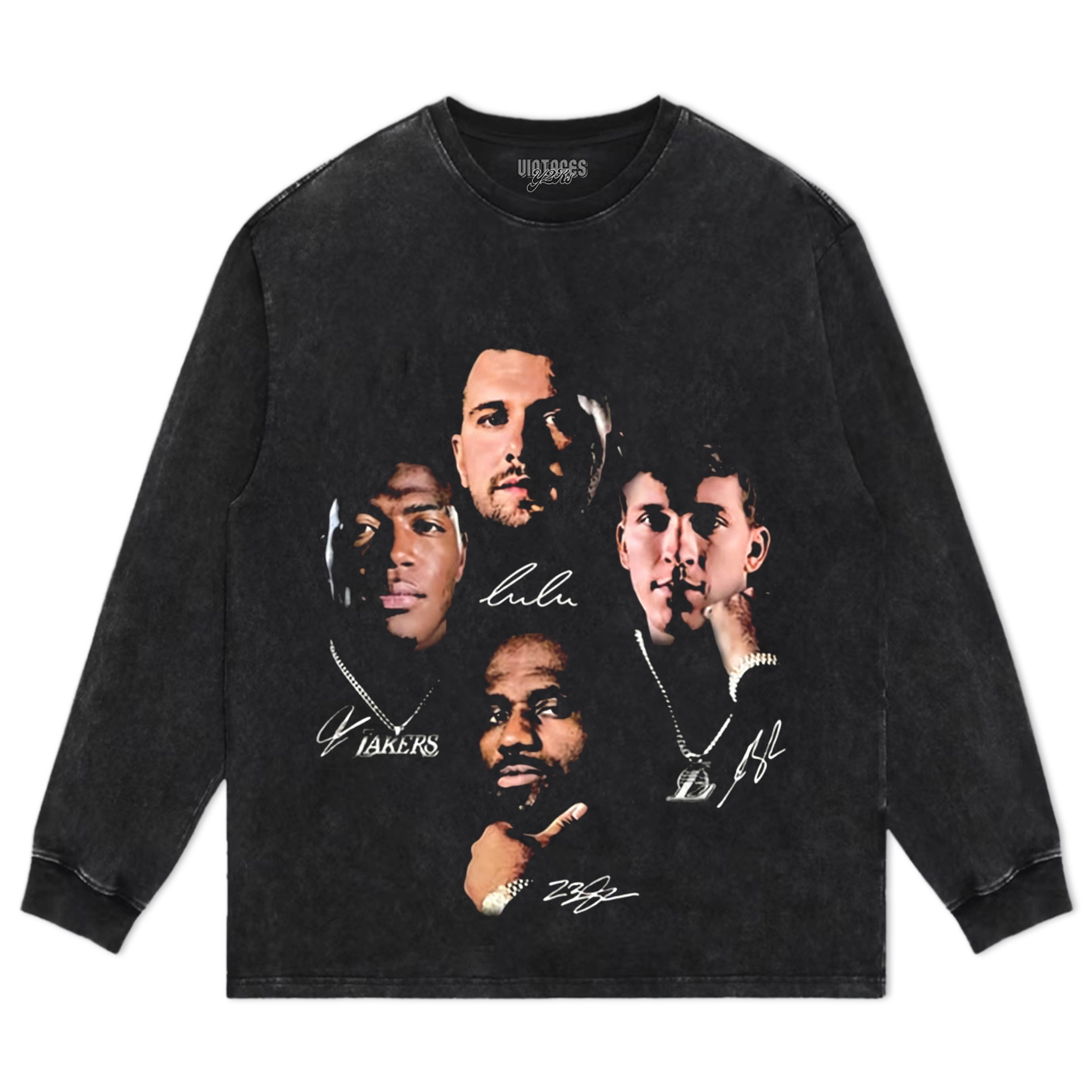 LUKA DONCIC, LEBRON JAMES, AUSTIN REAVES & RUI HACHIMURA RECORDS TEE & LS & HOODIE