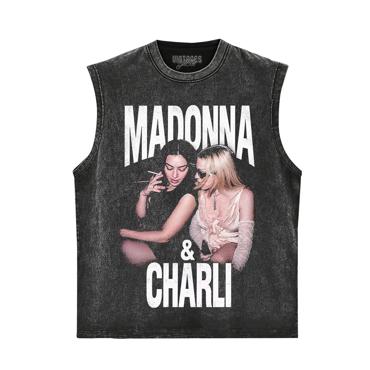 MADONNA & CHARLI XCX TANK TOP & TEE & LONG SLEEVE & LAYERED LS & HOODIE