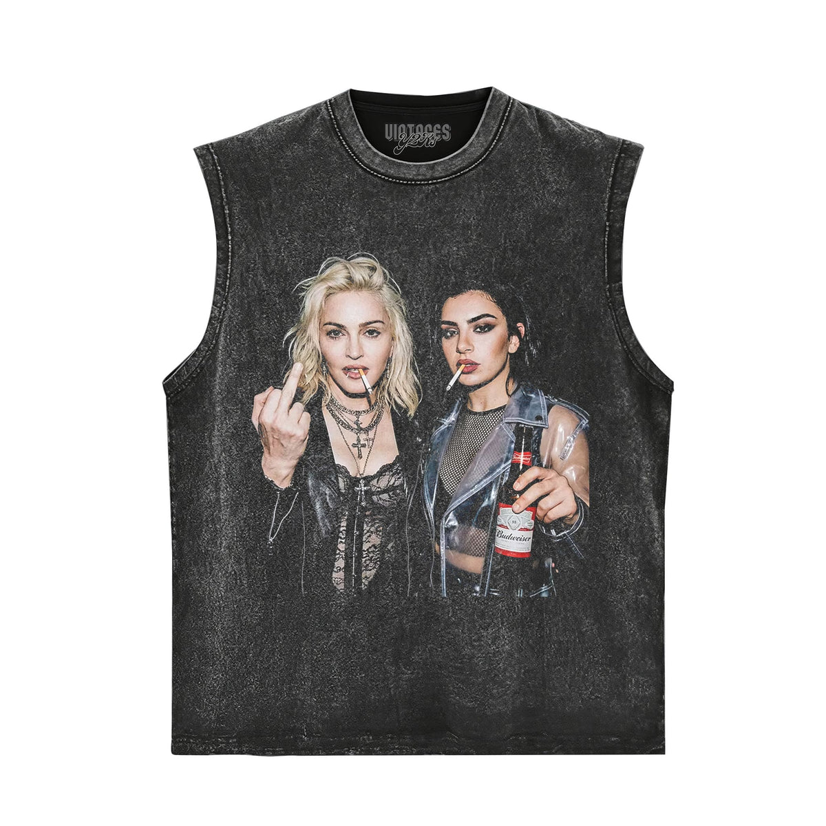 MADONNA & CHARLI XCX V2 TANK TOP & TEE & LONG SLEEVE & LAYERED LS & HOODIE