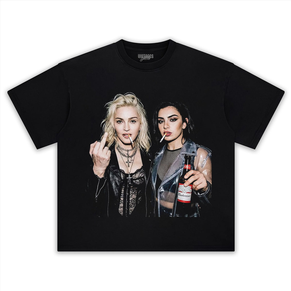 MADONNA & CHARLI XCX V2 TANK TOP & TEE & LONG SLEEVE & LAYERED LS & HOODIE