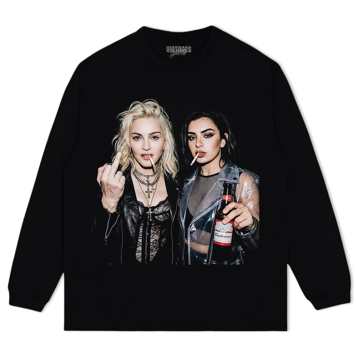 MADONNA & CHARLI XCX V2 TANK TOP & TEE & LONG SLEEVE & LAYERED LS & HOODIE