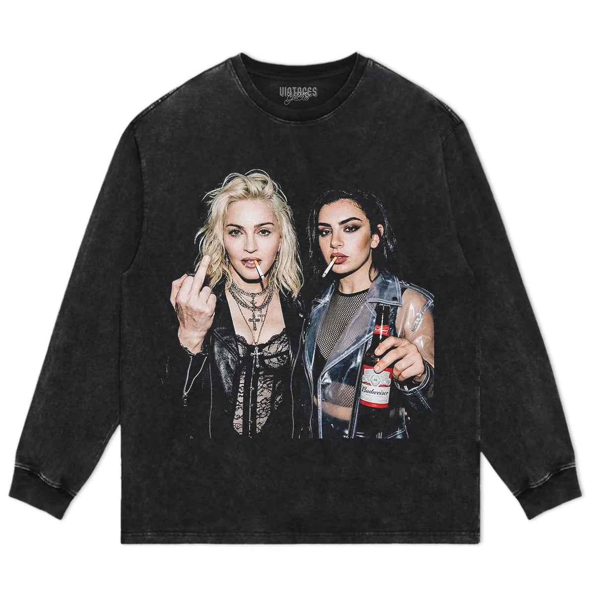 MADONNA & CHARLI XCX V2 TANK TOP & TEE & LONG SLEEVE & LAYERED LS & HOODIE