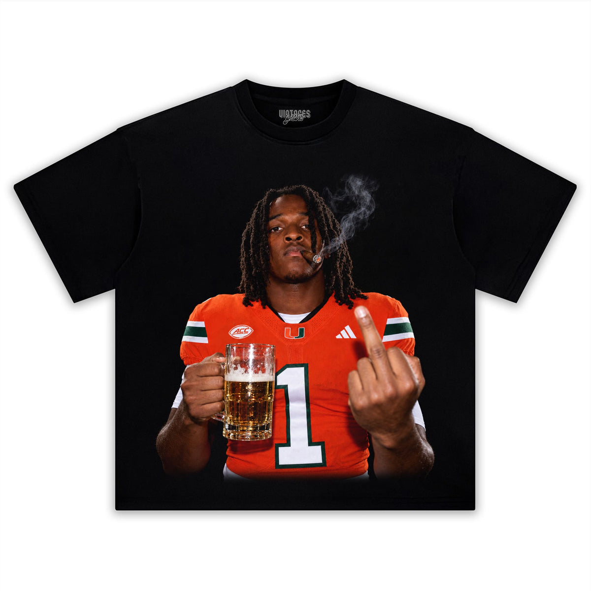 MALACHI TONEY - MIDDLE FINGER TANK TOP & TEE & LONG SLEEVE & LAYERED LS & HOODIE