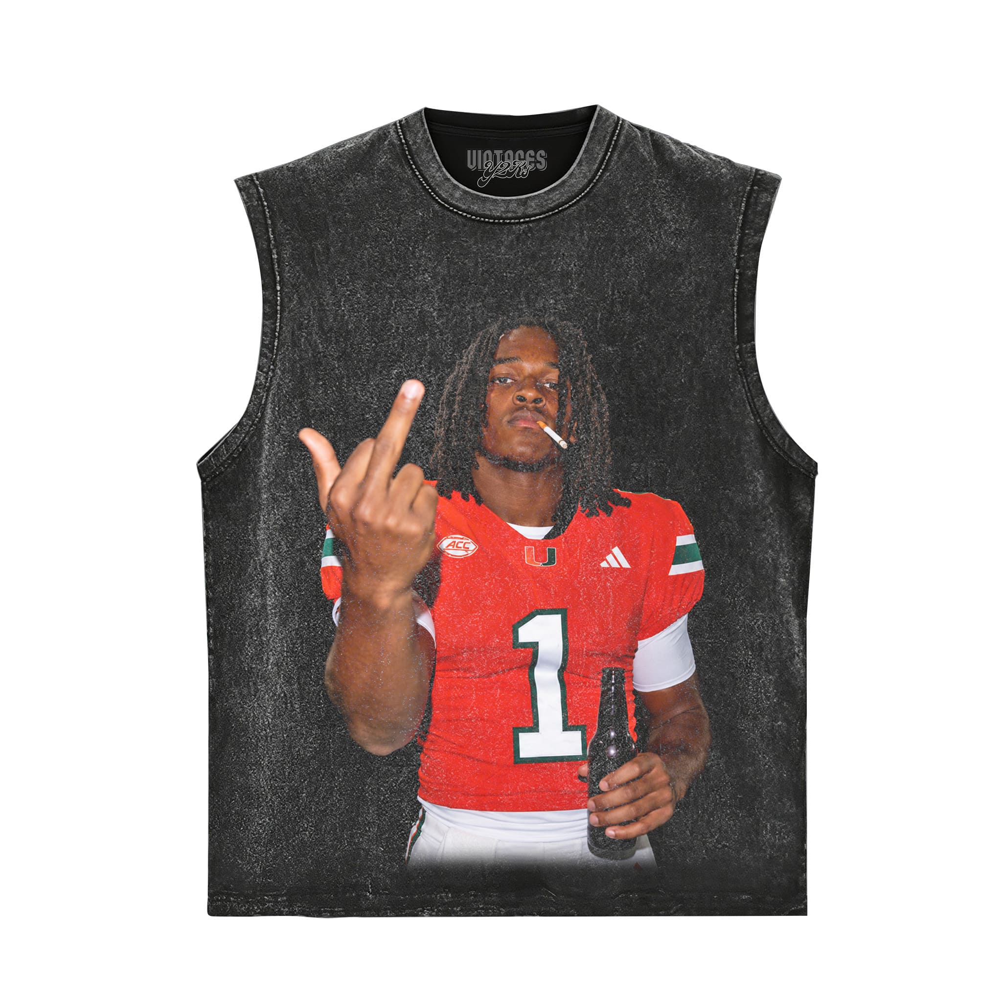 MALACHI TONEY - MIDDLE FINGER V2 TANK TOP & TEE & LONG SLEEVE & LAYERED LS & HOODIE