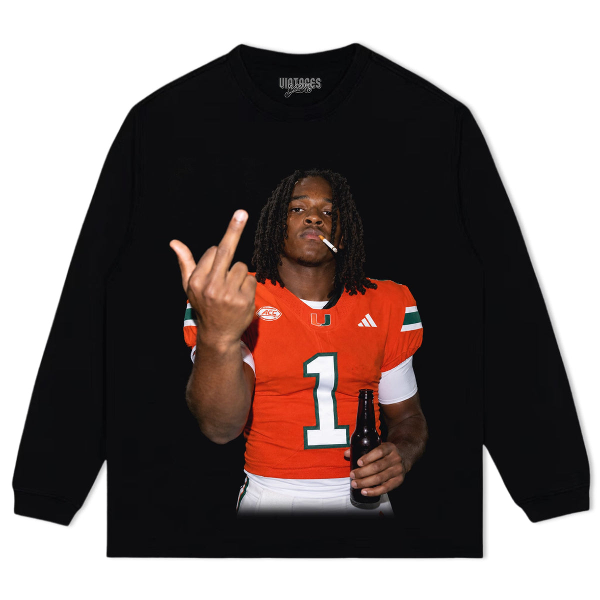 MALACHI TONEY - MIDDLE FINGER V2 TANK TOP & TEE & LONG SLEEVE & LAYERED LS & HOODIE