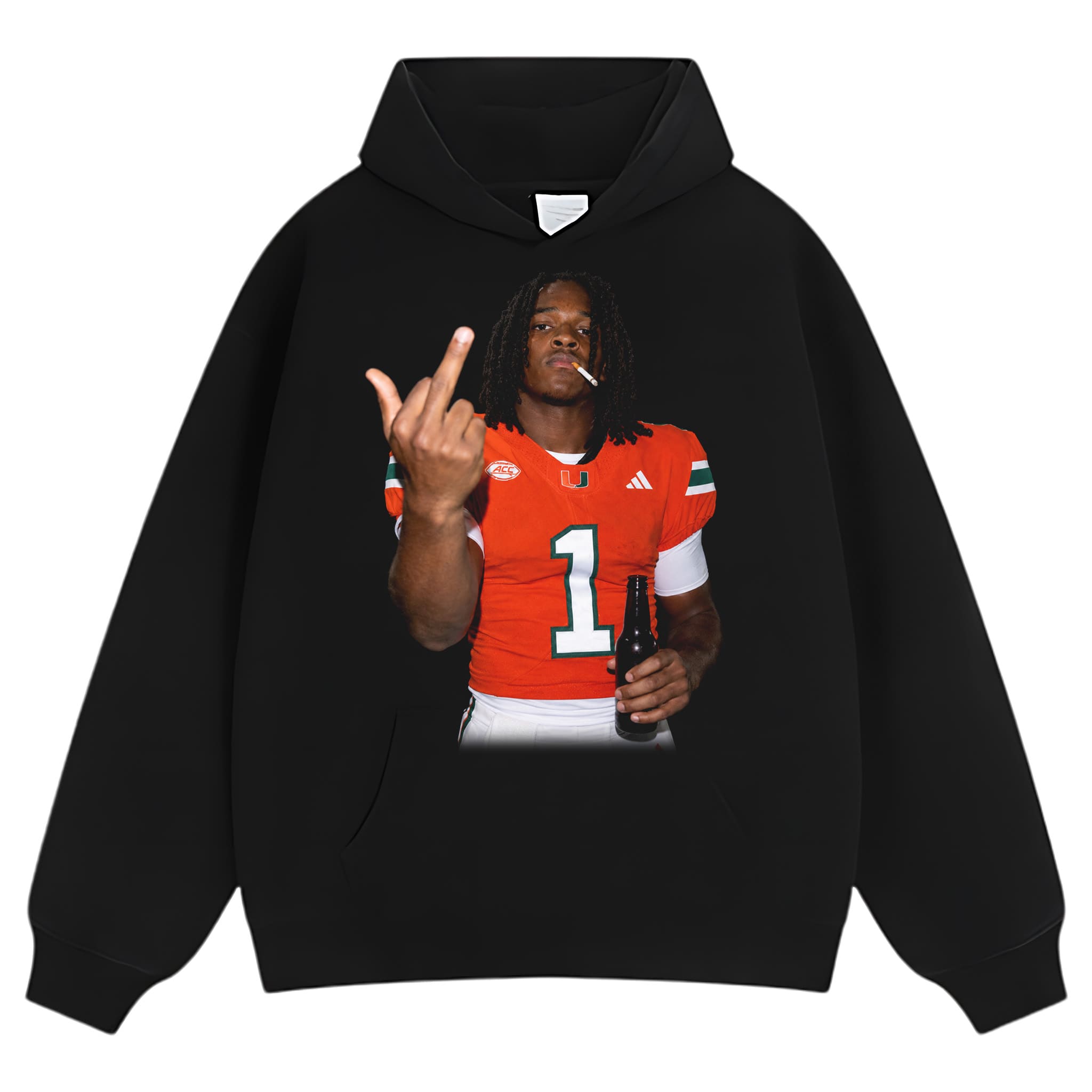 MALACHI TONEY - MIDDLE FINGER V2 TANK TOP & TEE & LONG SLEEVE & LAYERED LS & HOODIE