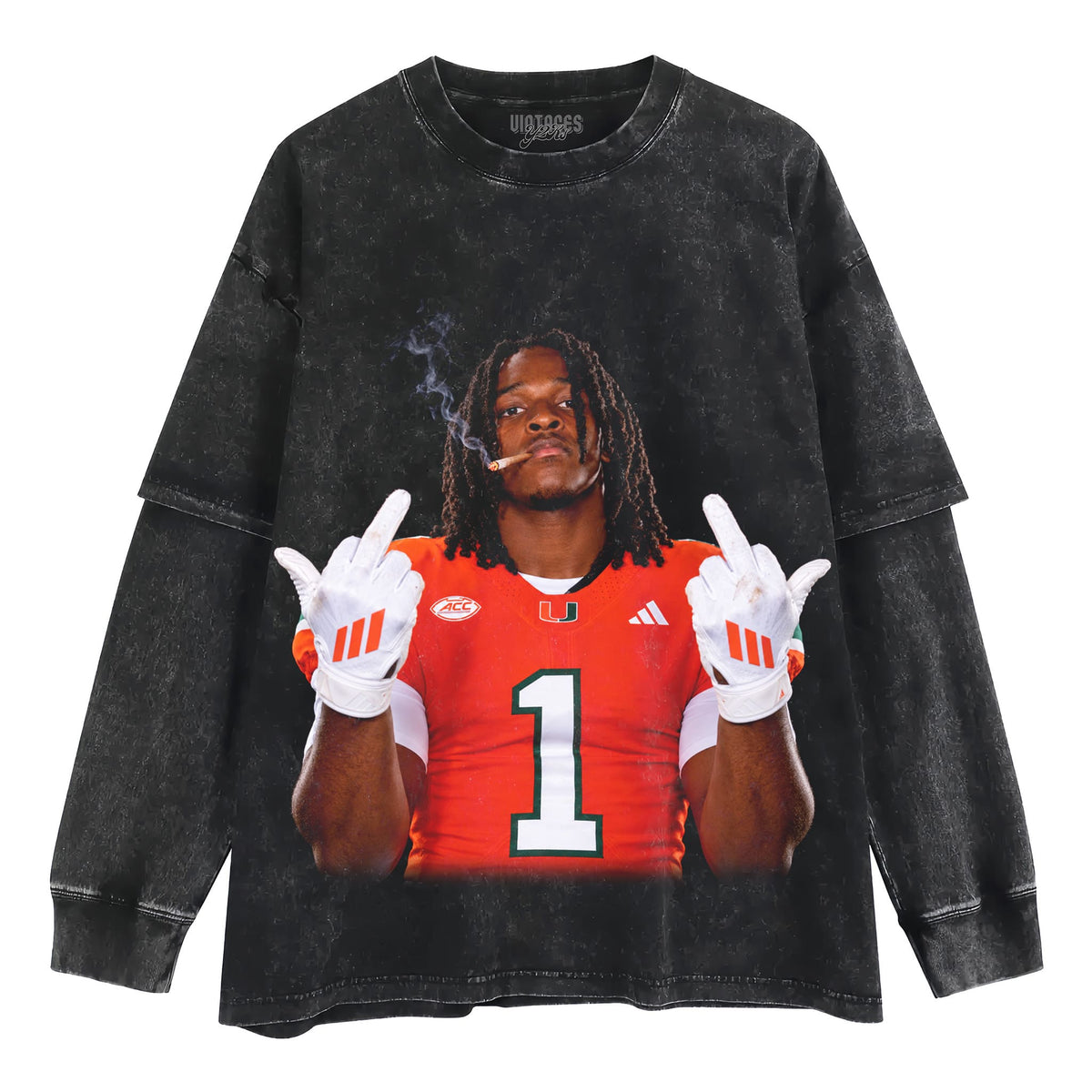 MALACHI TONEY - MIDDLE FINGER V3 TANK TOP & TEE & LONG SLEEVE & LAYERED LS & HOODIE