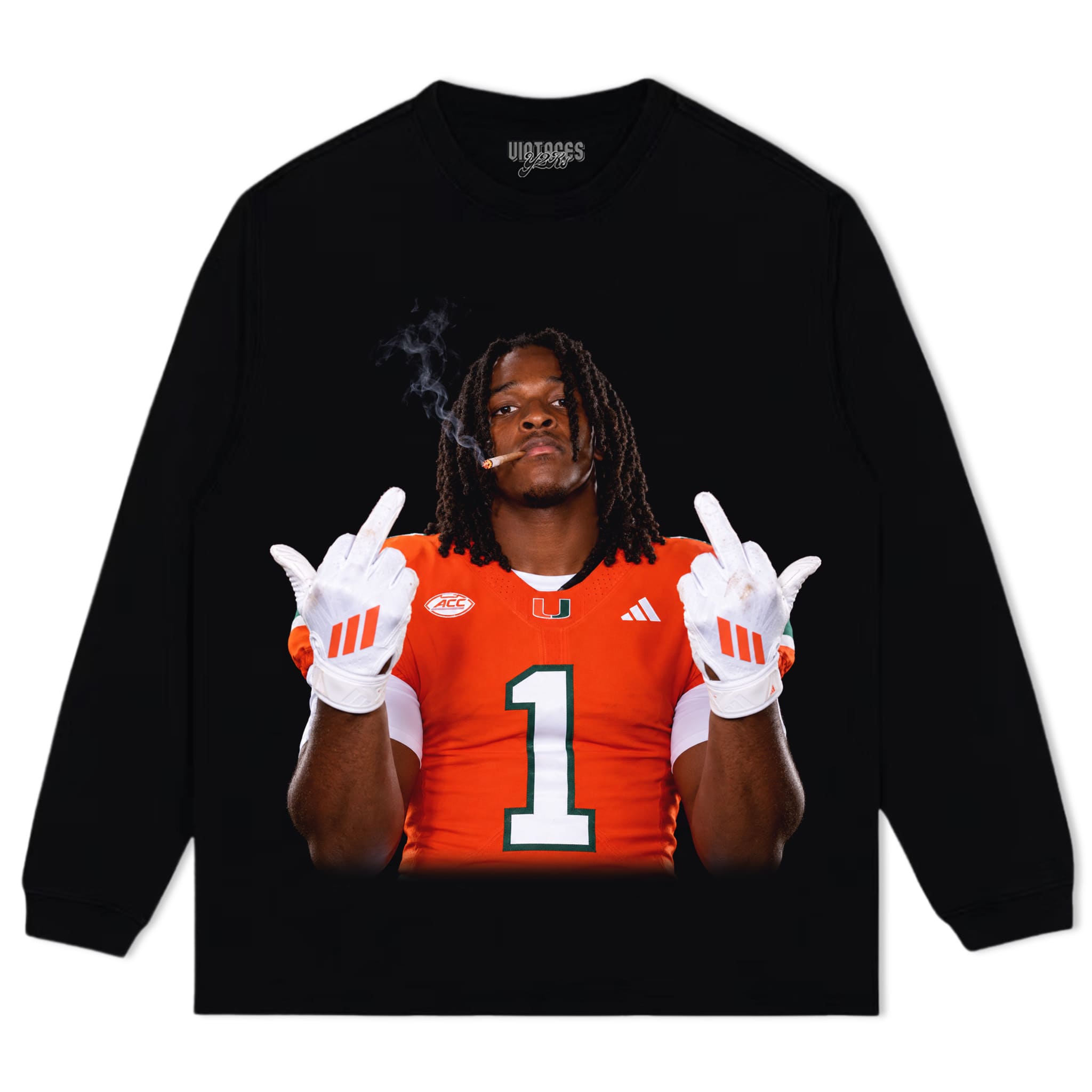 MALACHI TONEY - MIDDLE FINGER V3 TANK TOP & TEE & LONG SLEEVE & LAYERED LS & HOODIE