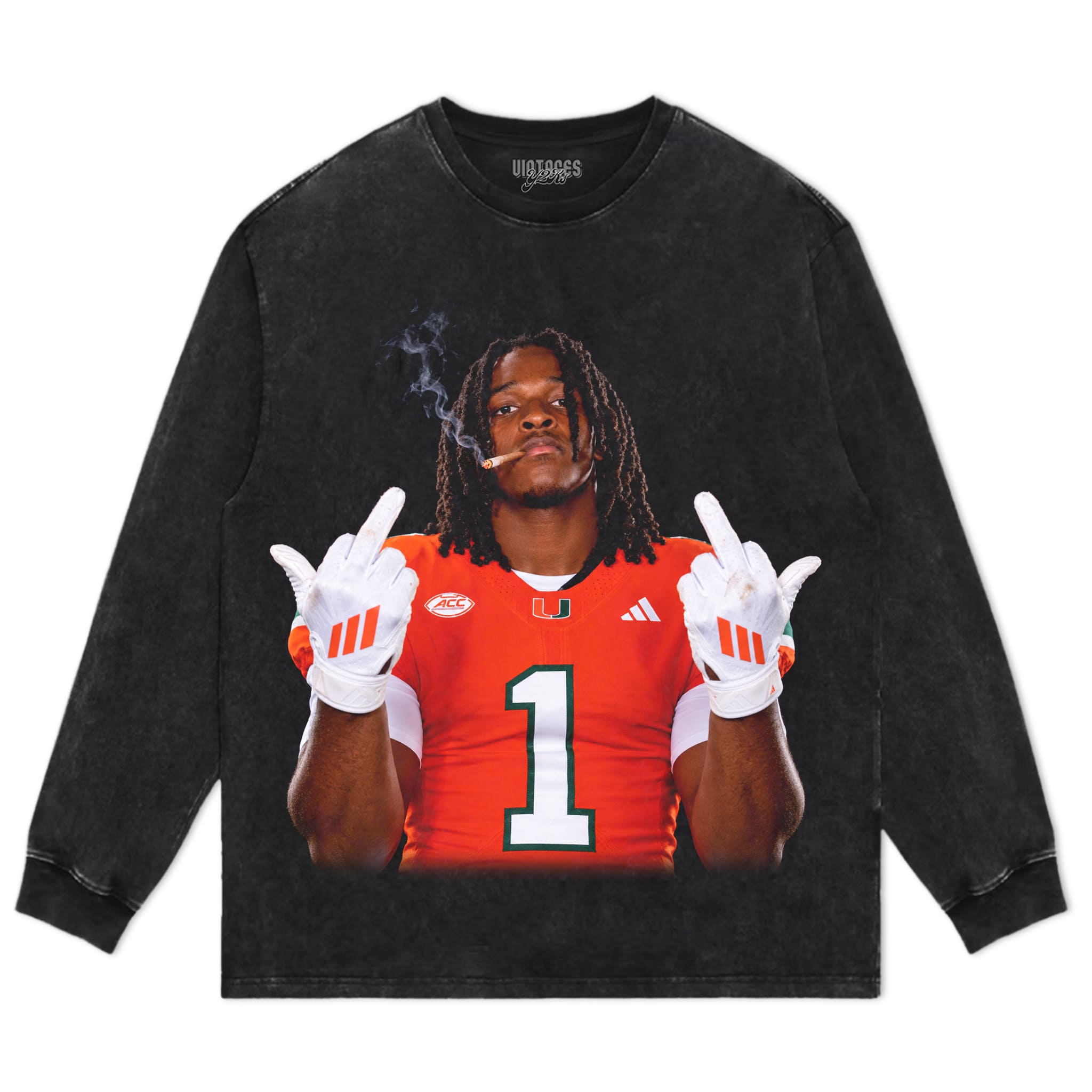MALACHI TONEY - MIDDLE FINGER V3 TANK TOP & TEE & LONG SLEEVE & LAYERED LS & HOODIE