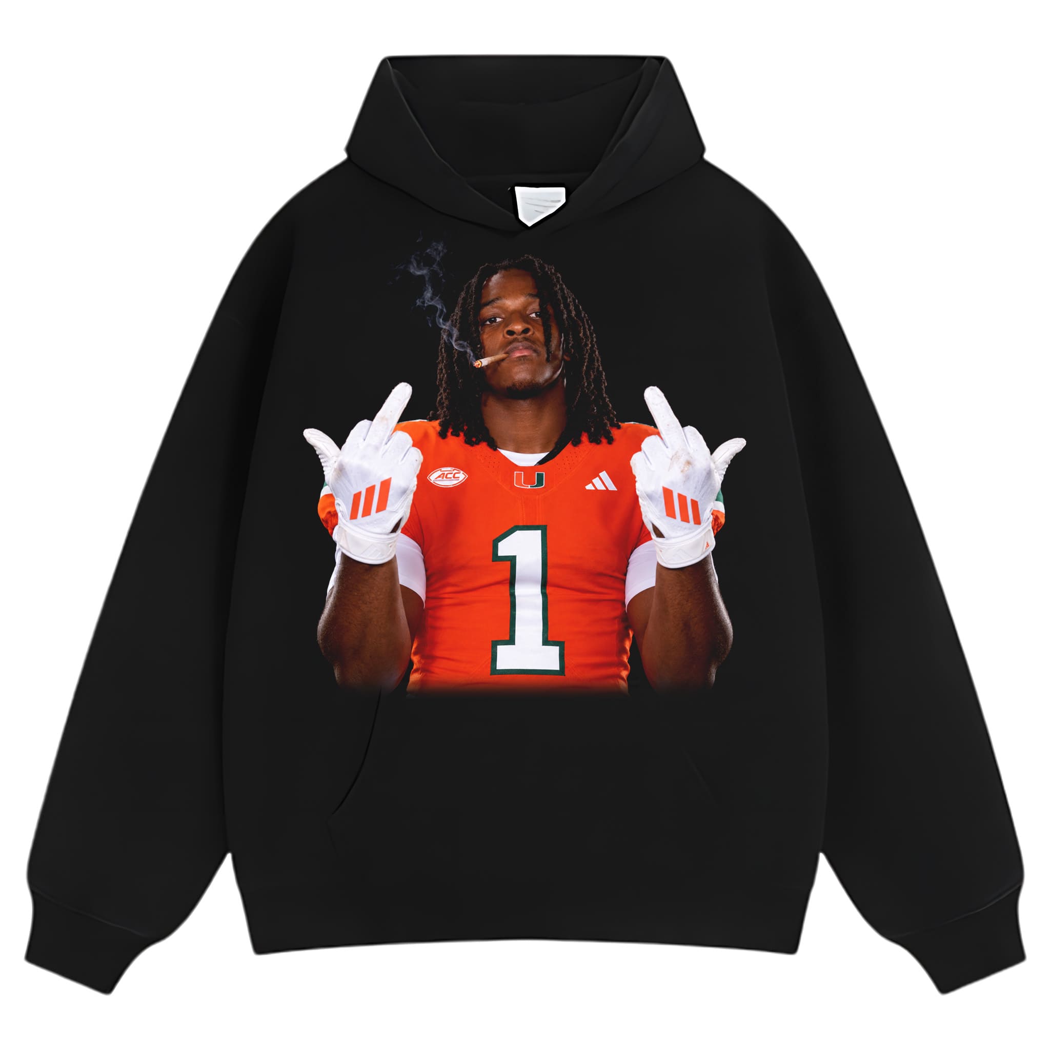 MALACHI TONEY - MIDDLE FINGER V3 TANK TOP & TEE & LONG SLEEVE & LAYERED LS & HOODIE