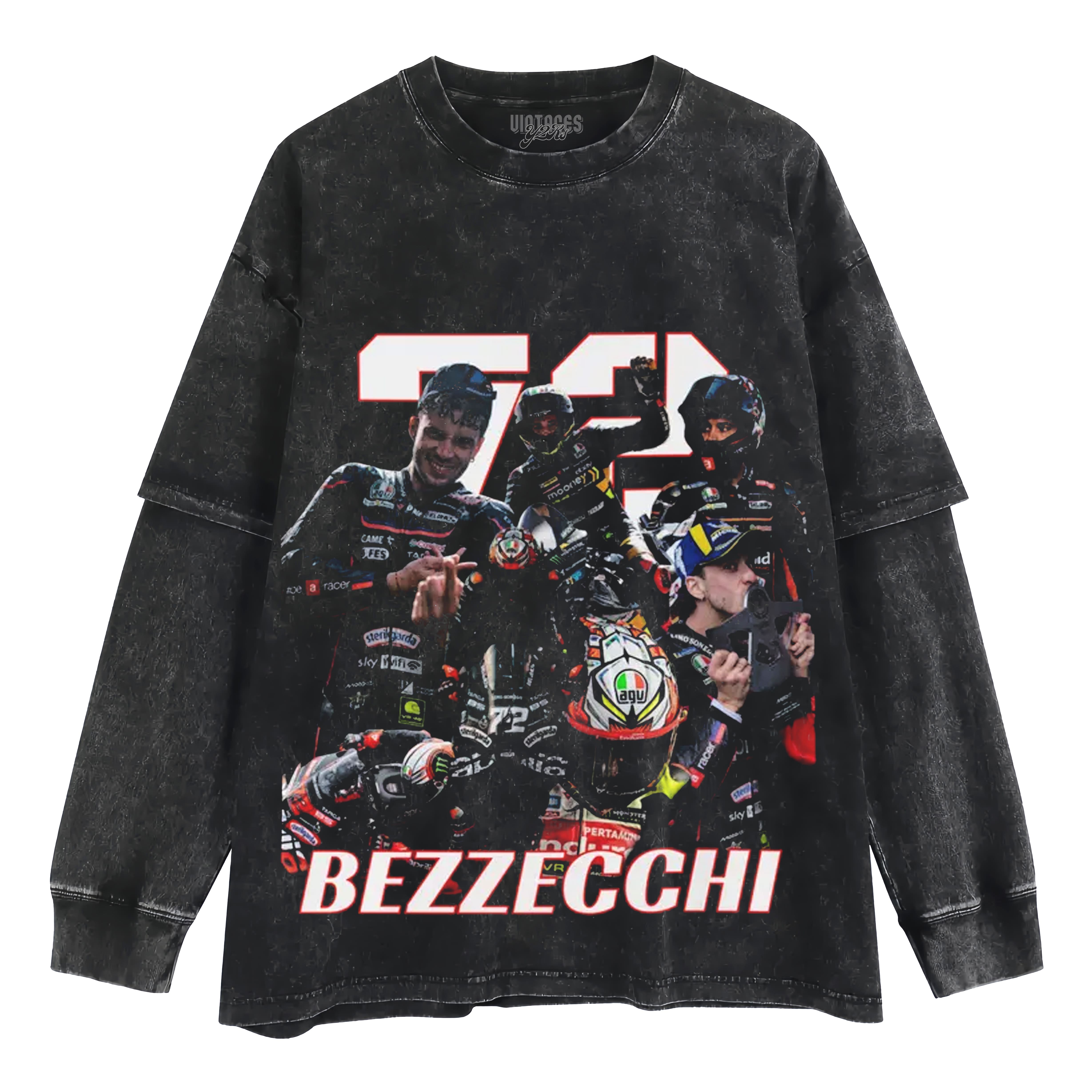 MARCO BEZZECCHI VINTAGE MOTOGP TANK TOP & TEE & LONG SLEEVE & LAYERED LS & HOODIE