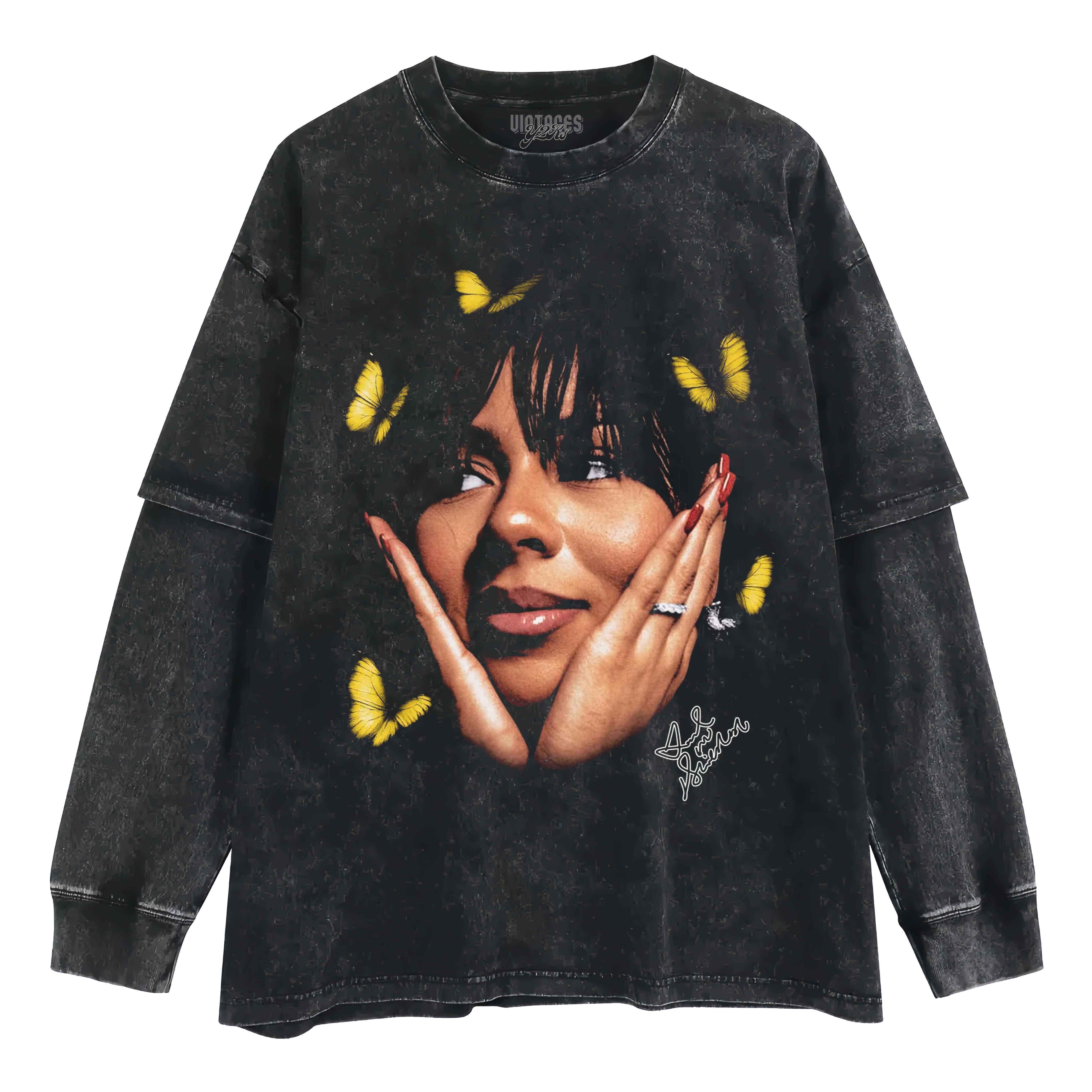 MARIAH THE SCIENTIST BUTTERFLY LAYERED LONG SLEEVE